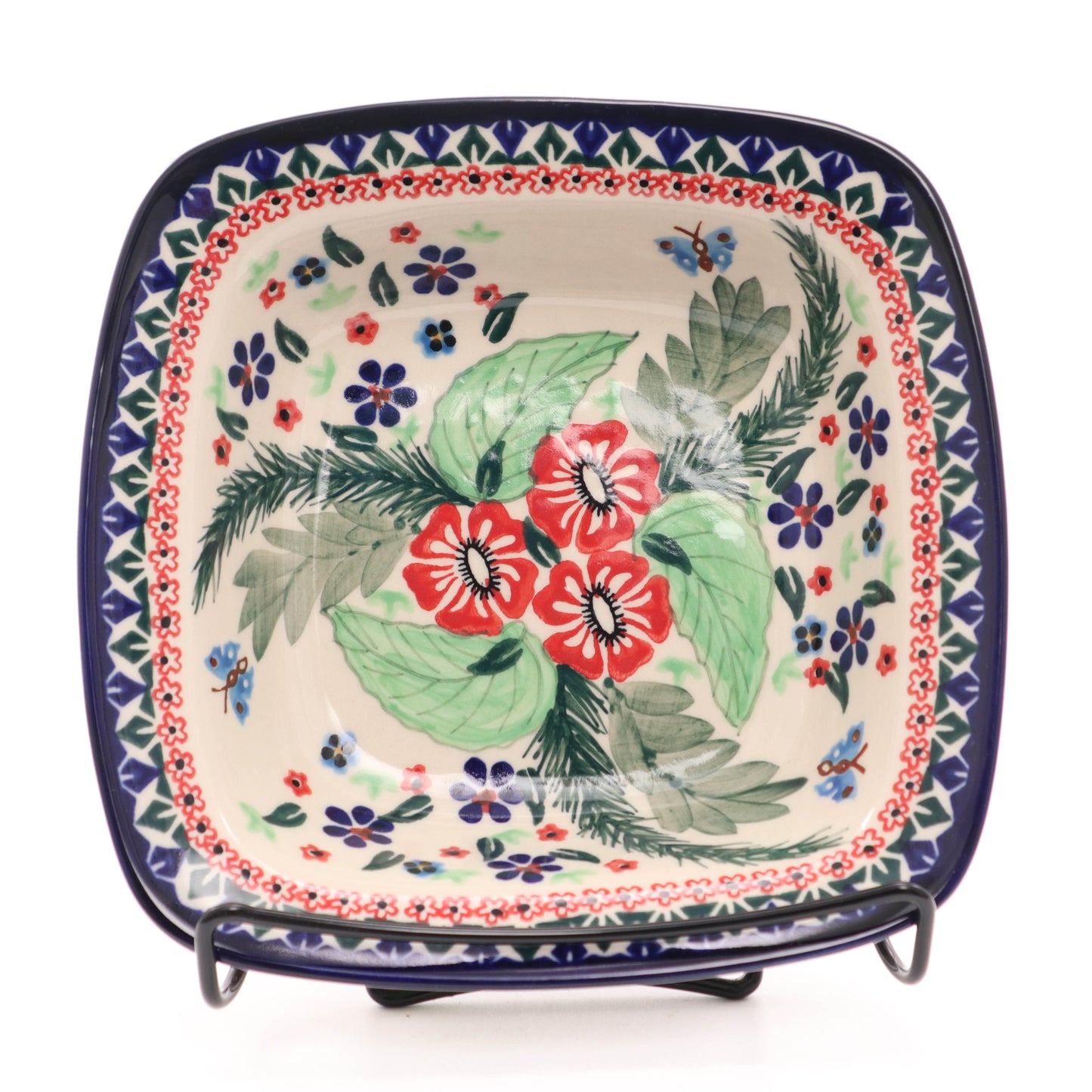 7"x7" Square Bowl. Pattern: U33