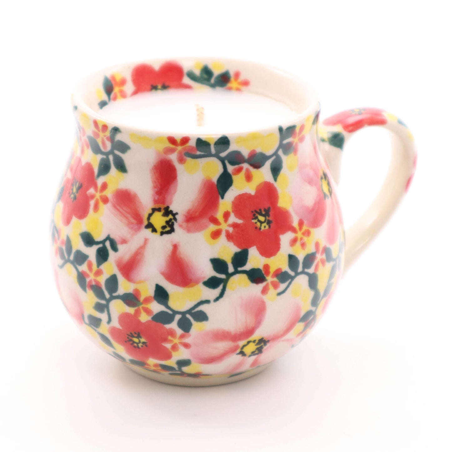 Small Candle Mug. Pattern: U41R. Scent: Persimmon
