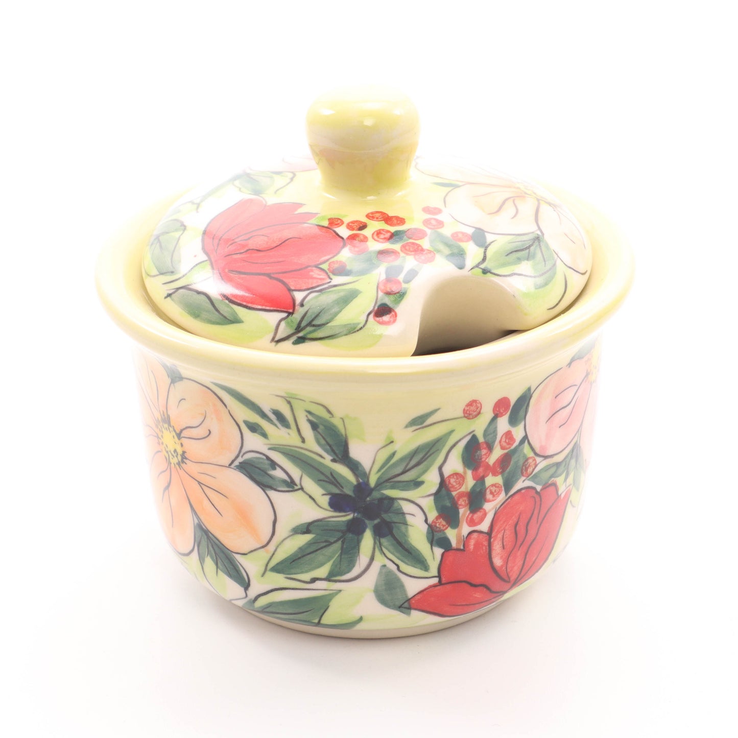 4"x4" Sugar Bowl. Pattern: A38