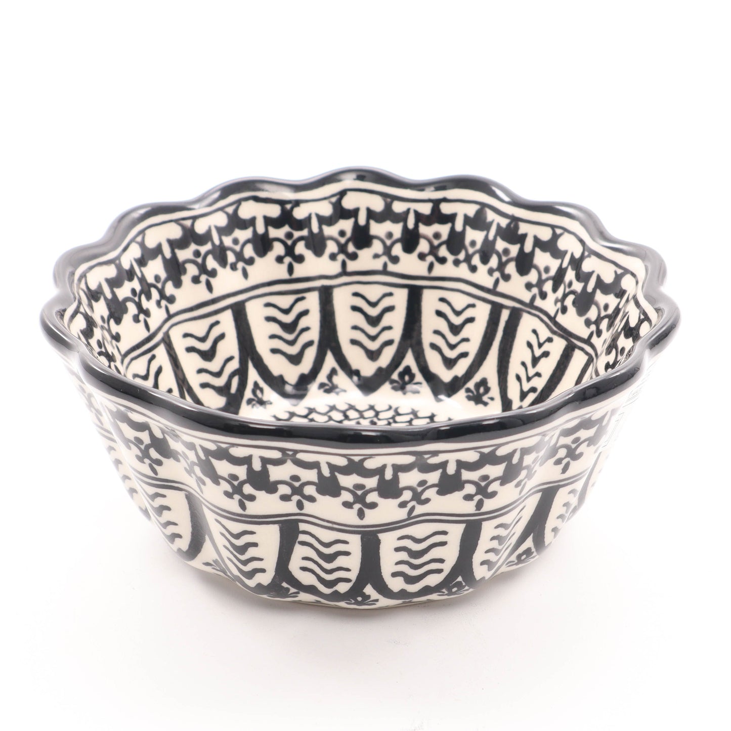 6"x2" Fluted Ramikan. Pattern: B102