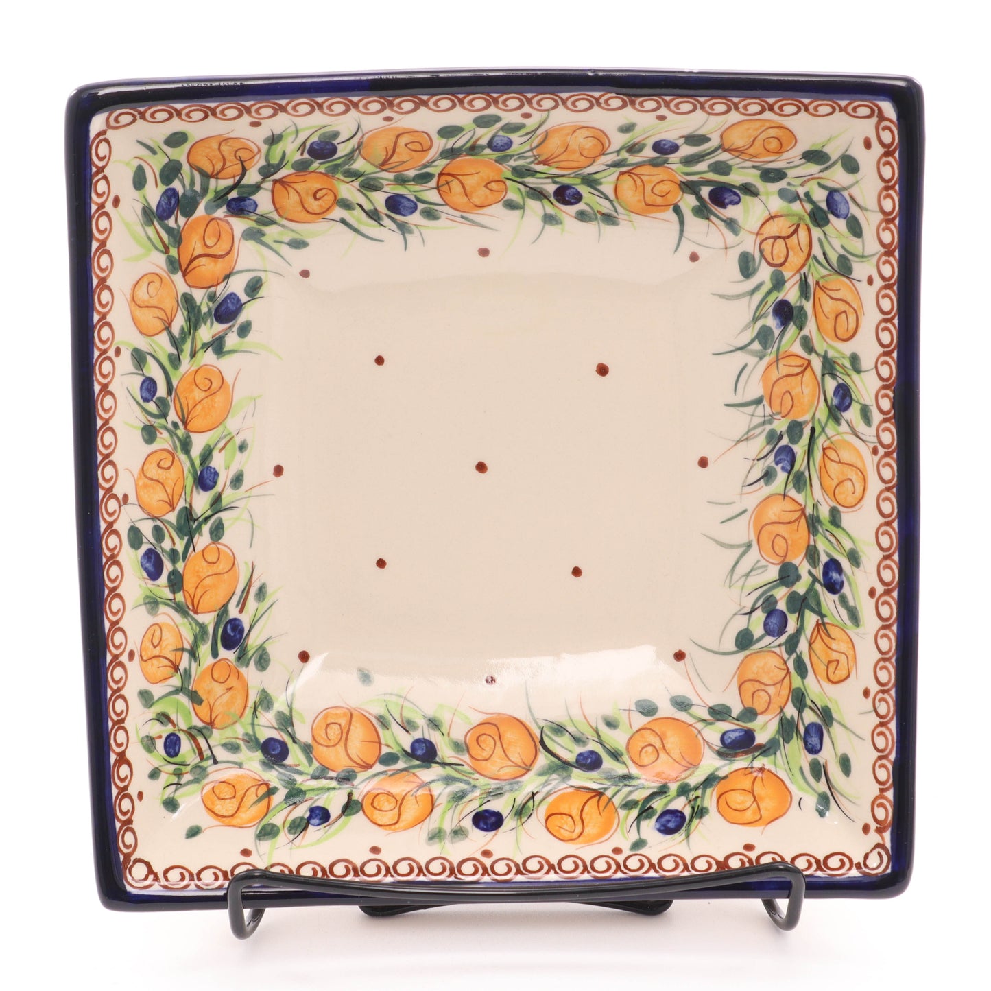8"x8"x3" Horn Bowl. Pattern: B17Y