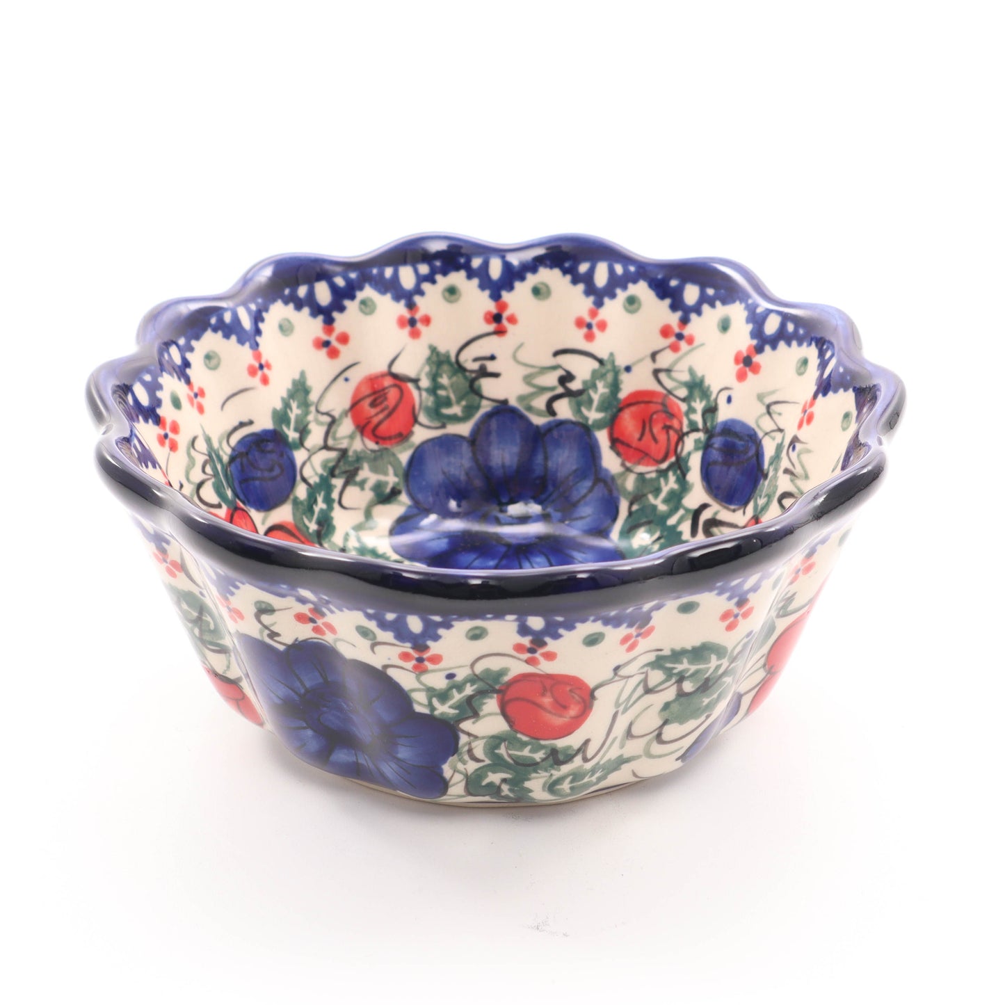 6"x2" Fluted Ramikan. Pattern: U14