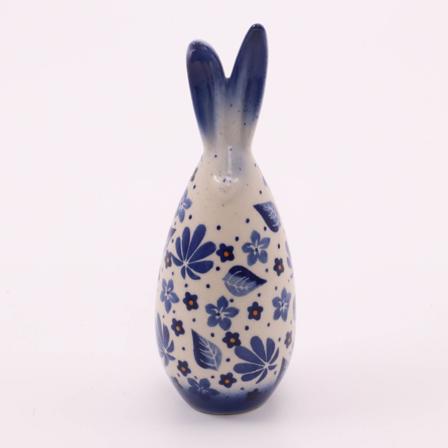 5" Bunny Figurine. Pattern: Blue Z