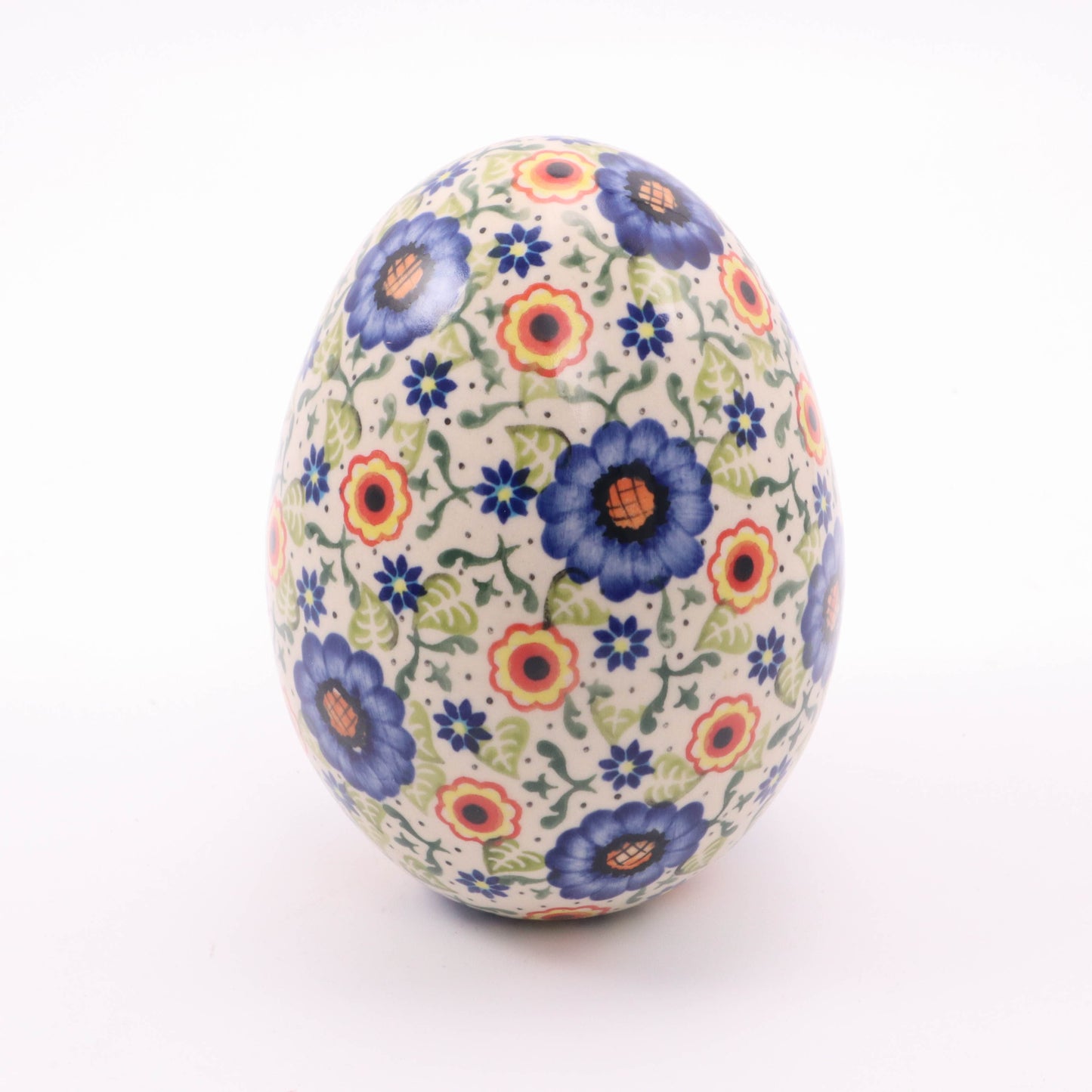 6.5 Egg Figurine. Pattern: Mazurek