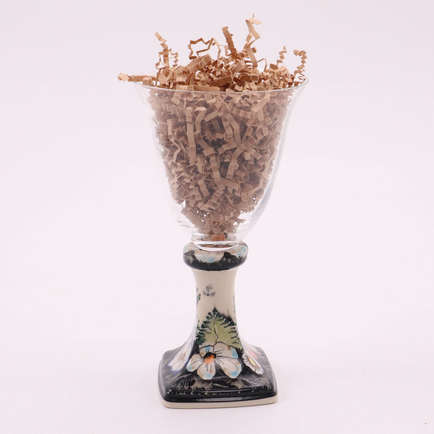 Ceramic Goblet B. Pattern: Midnight Lace