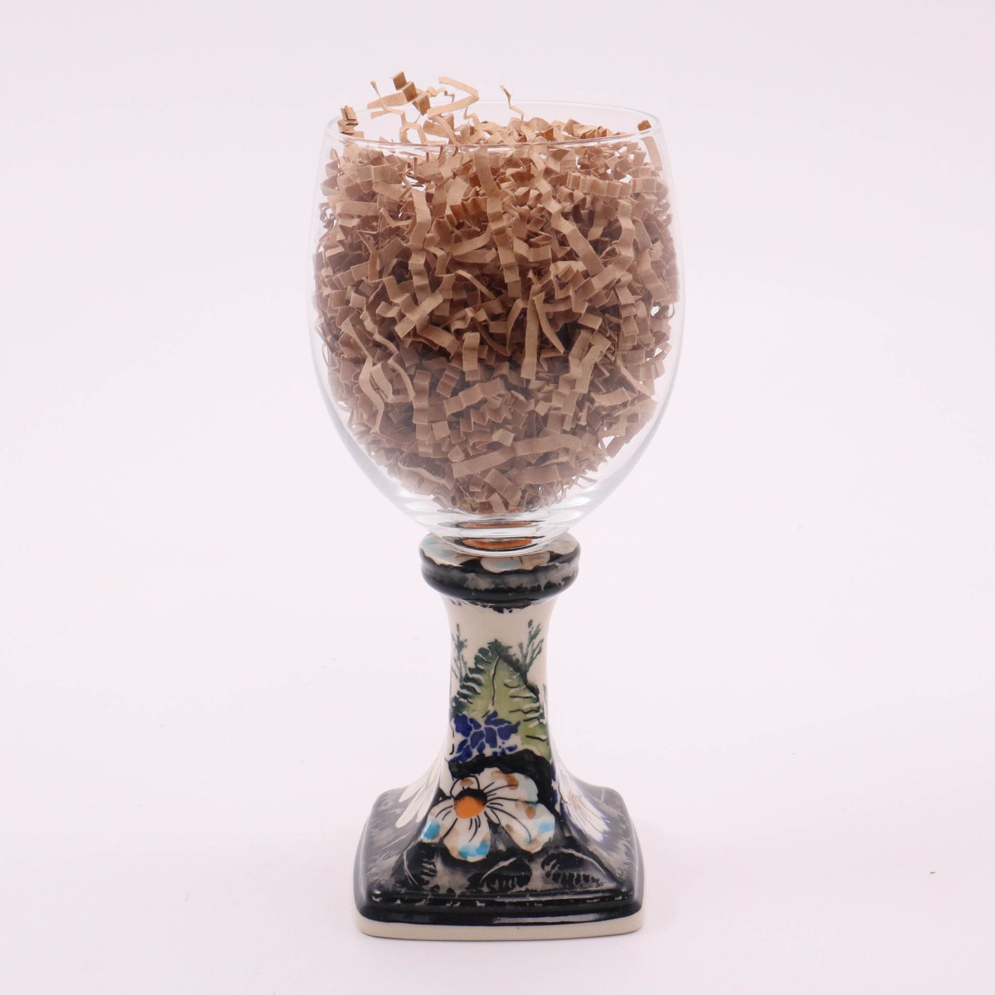 Ceramic Goblet A. Pattern: Midnight Lace