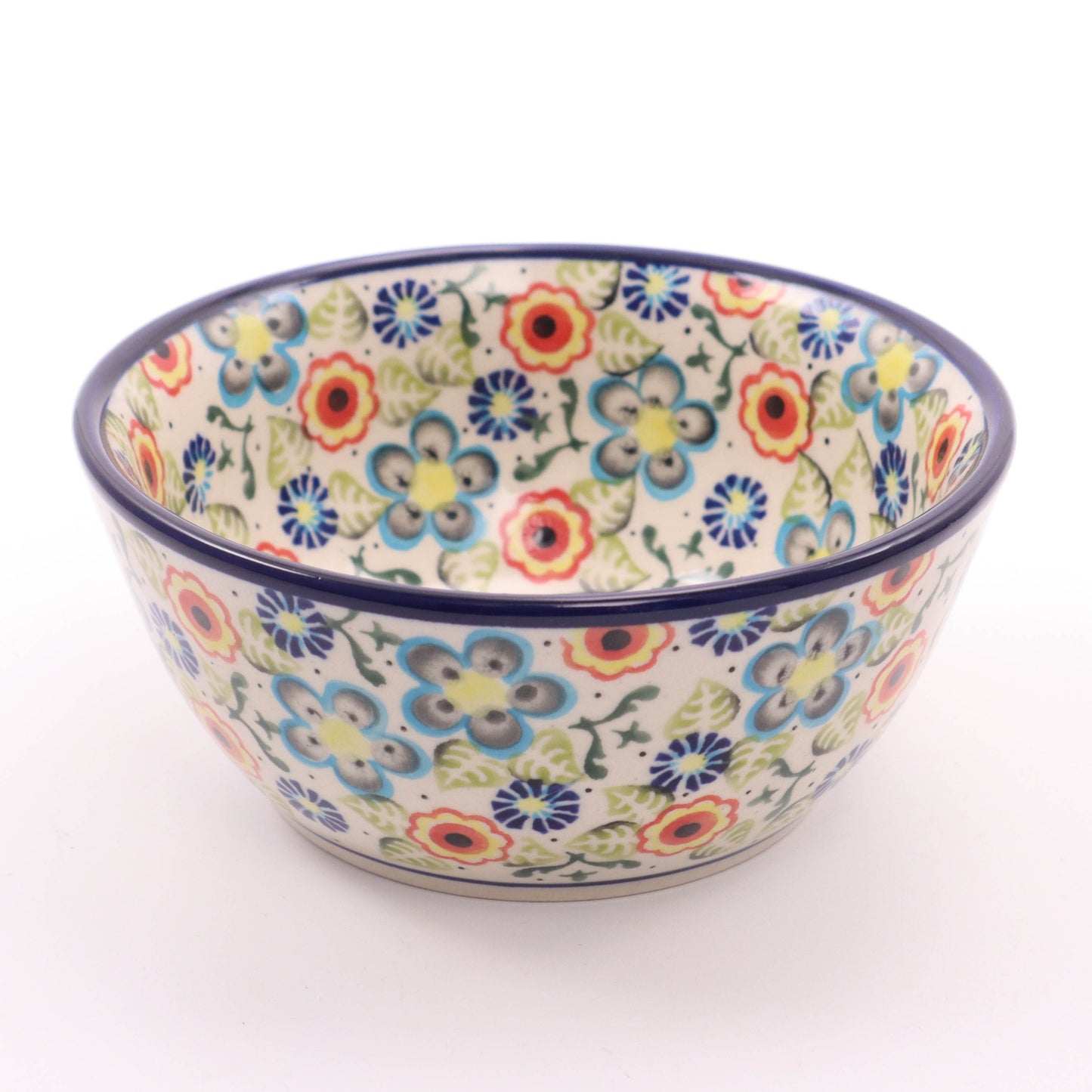 6" Bowl. Pattern: Mazurek Gray