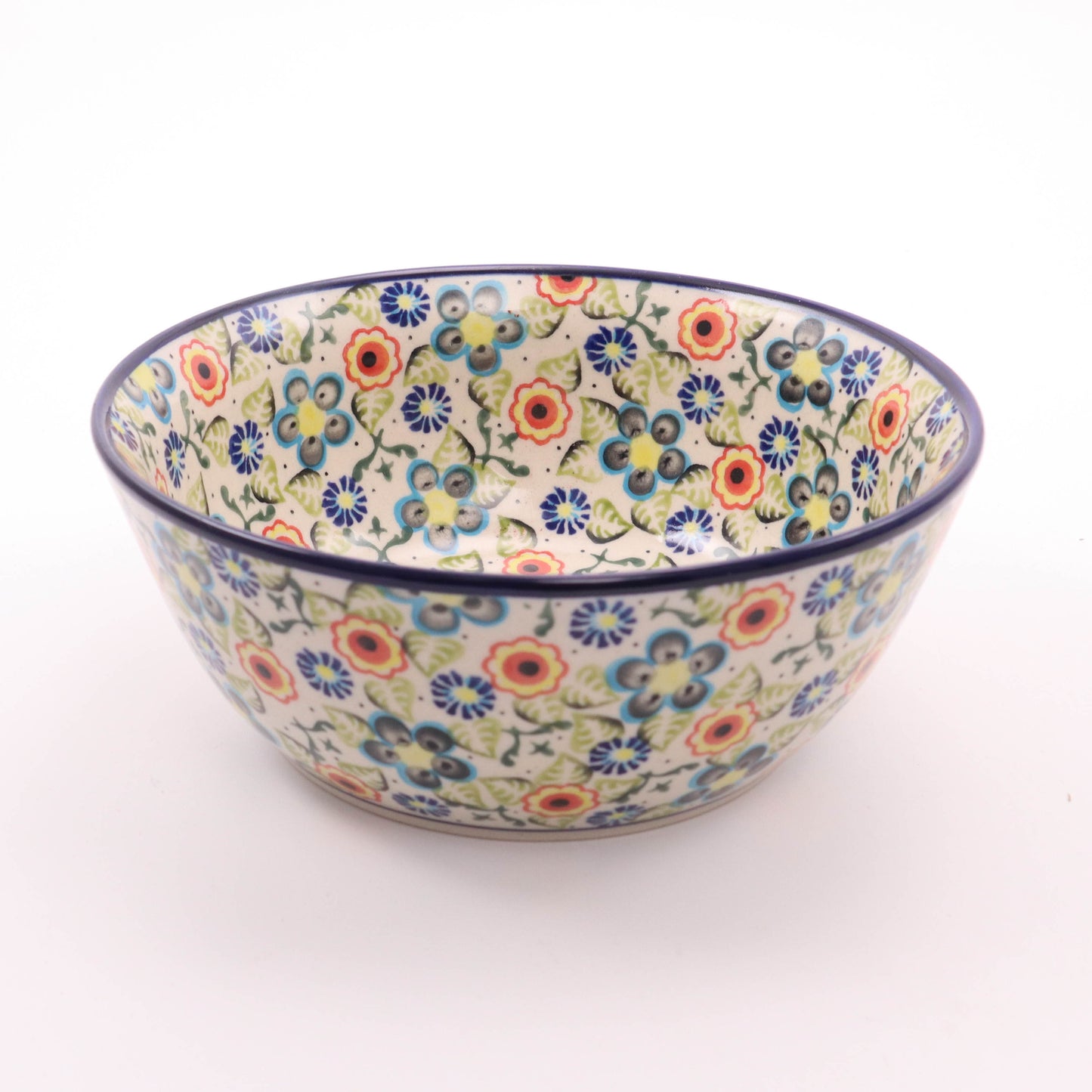 8" Bowl. Pattern: Mazurek Gray