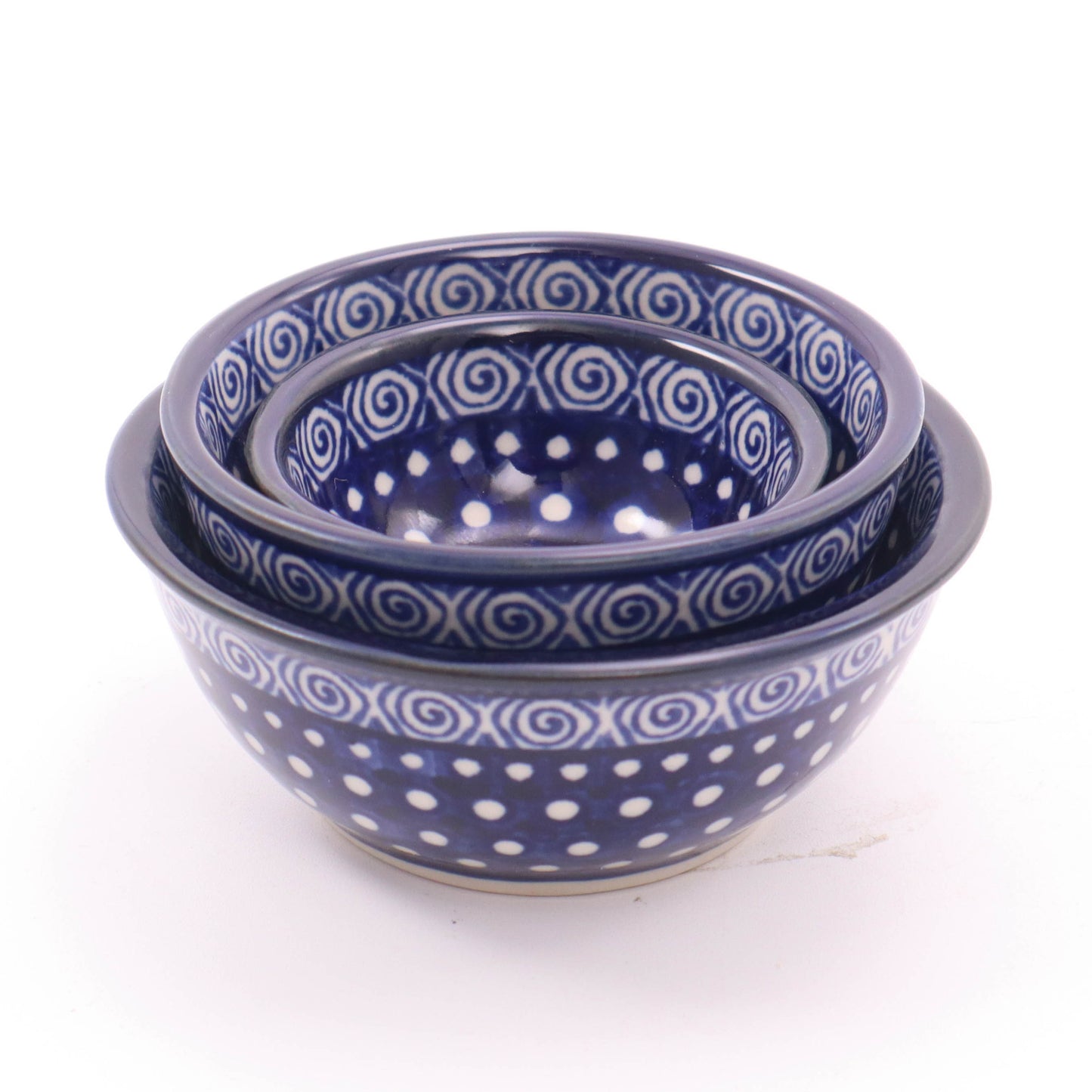 Dipping Bowl Set of 3. Pattern: Timeless