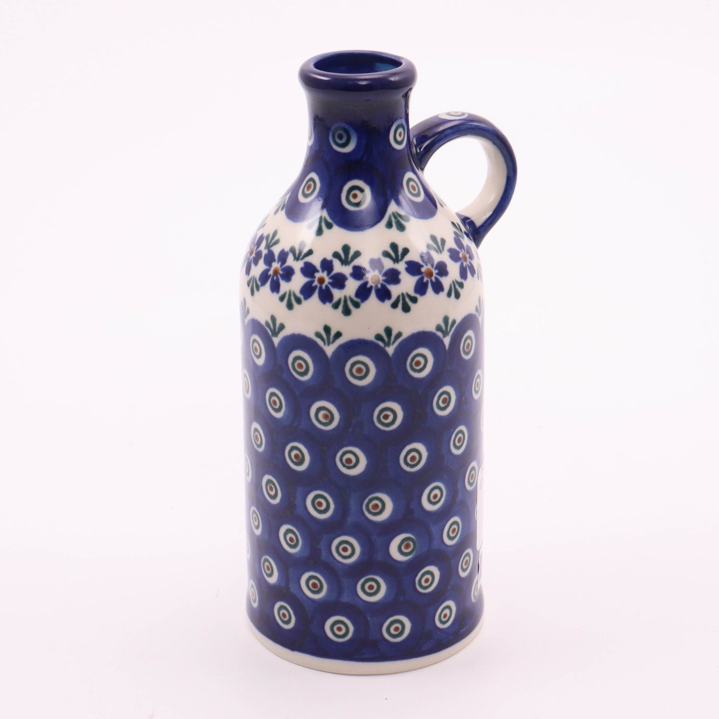 16oz Bottle. Pattern: Peacock Flower
