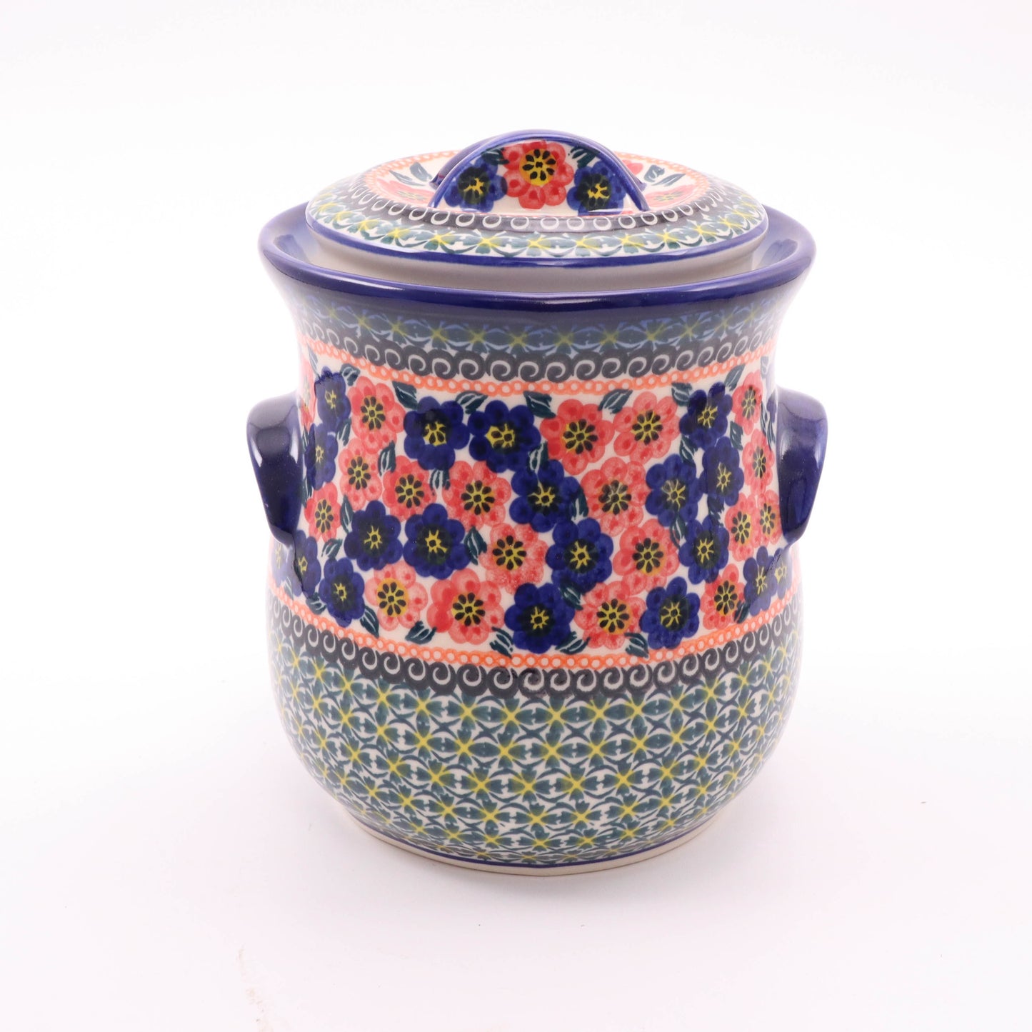 2L Hermetic. Pattern: Red and Blue