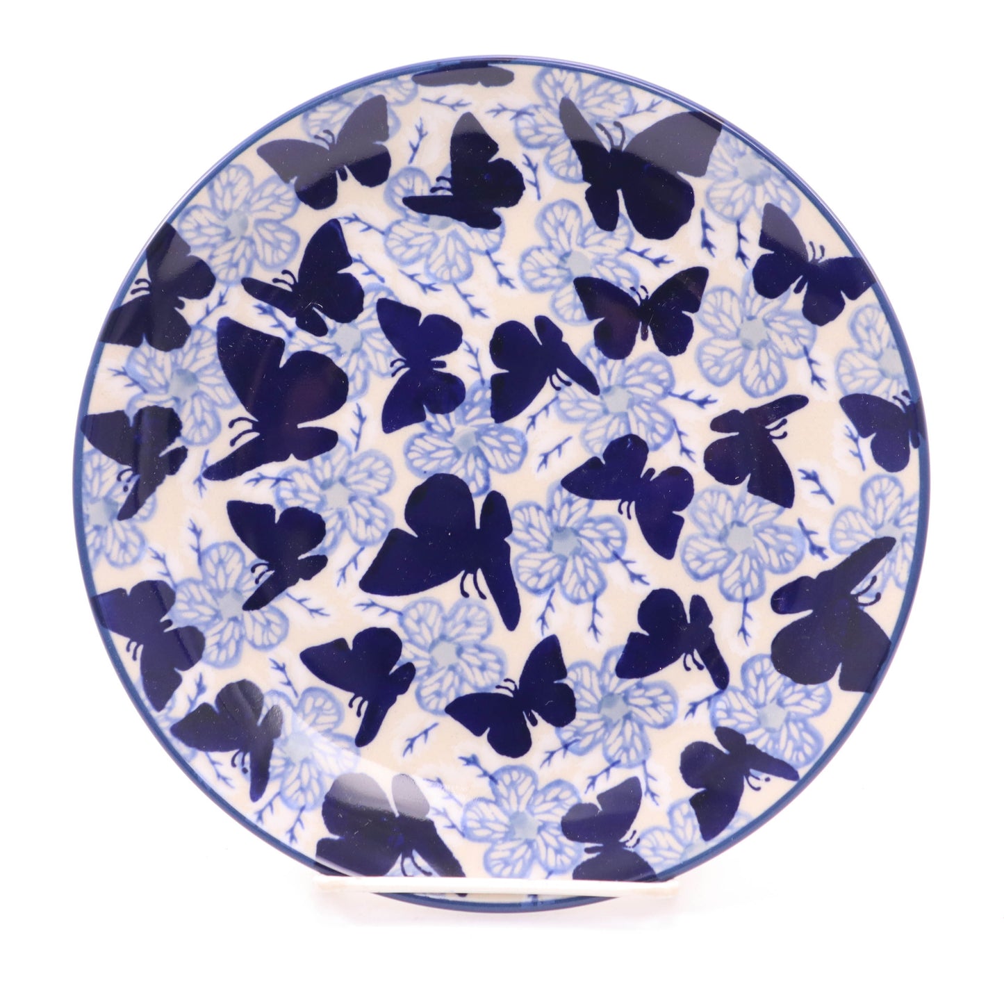8.5" Plate. Pattern: Buttefly Delight