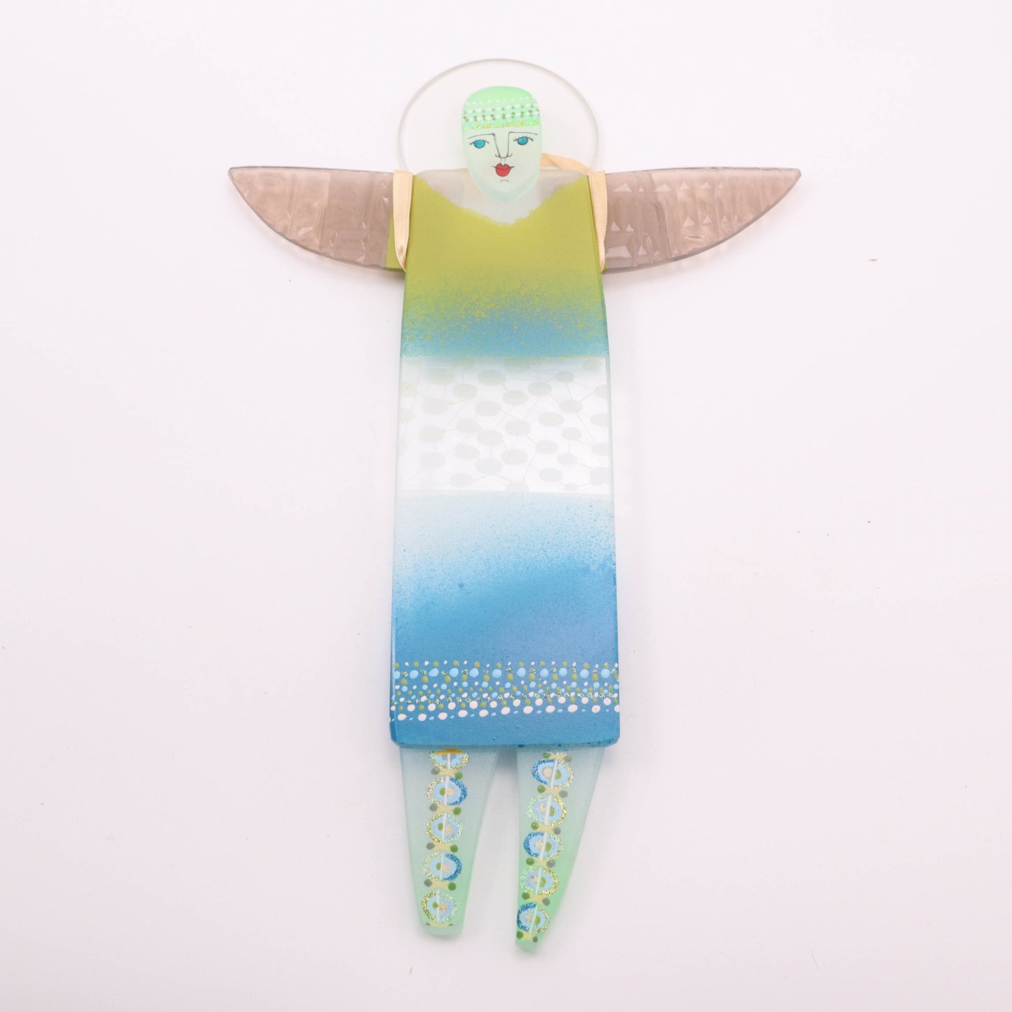 8"x12" Unique Modern Art Angel. Pattern: C