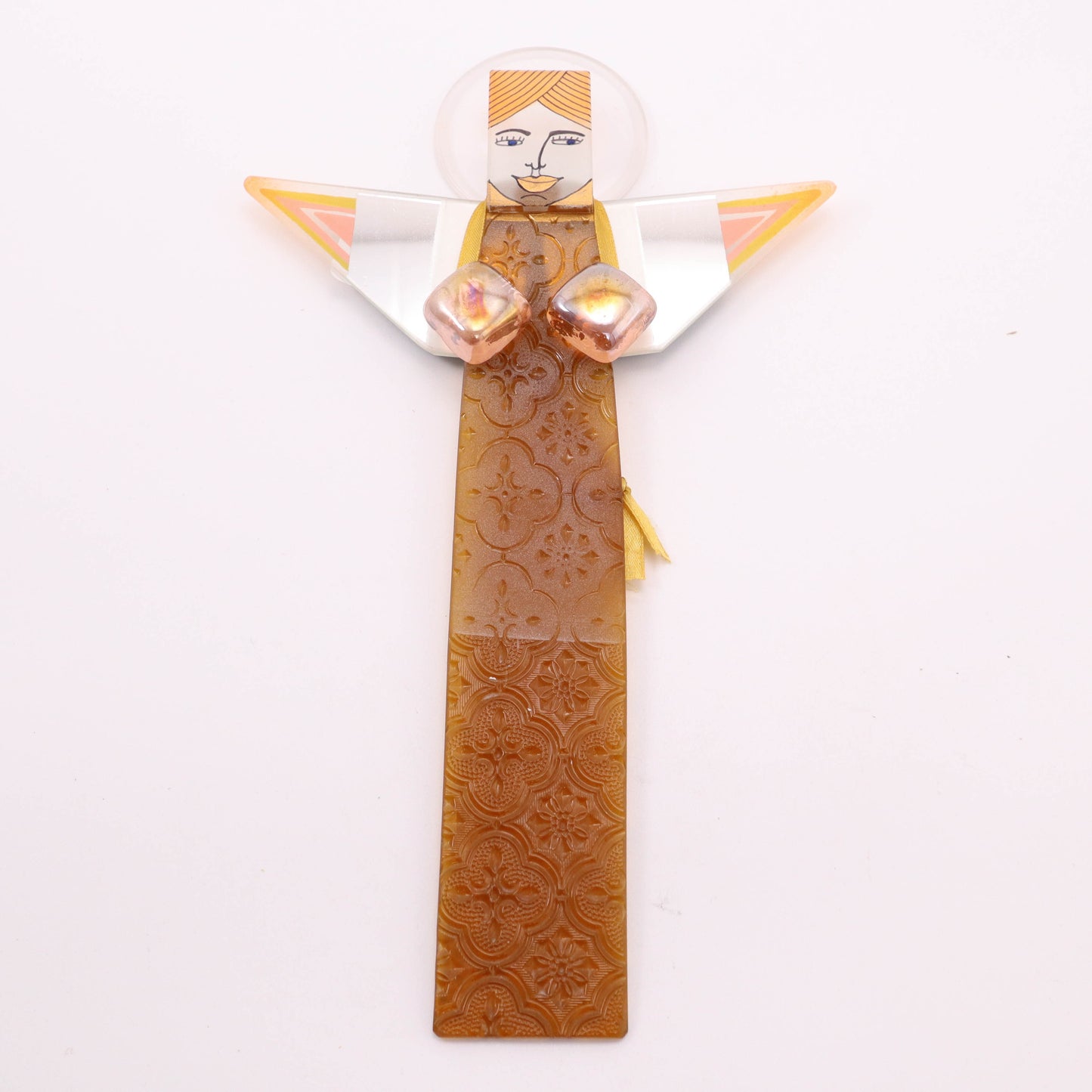 8"x12" Unique Modern Art Angel. Pattern: F
