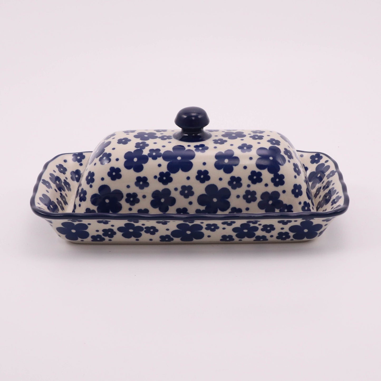 9"x5"x3" Covered Butter Dish. Pattern: 2