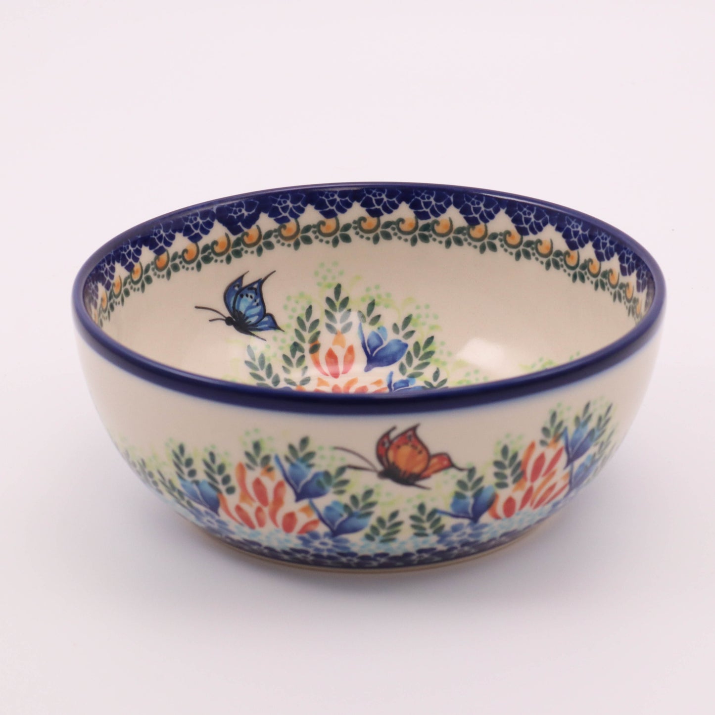 7"x3" Bowl. Pattern: Butterfly Meadow