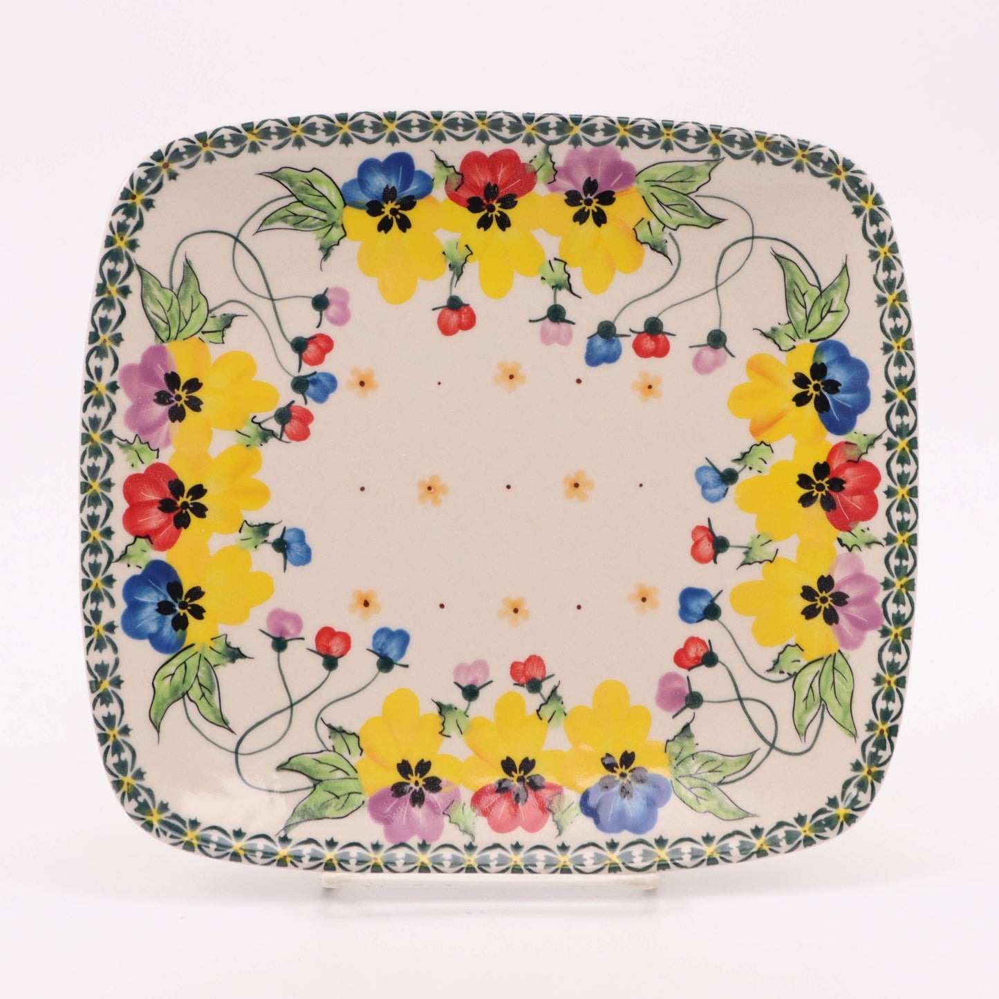 9"x8" Rectangular Plate. Pattern: U85