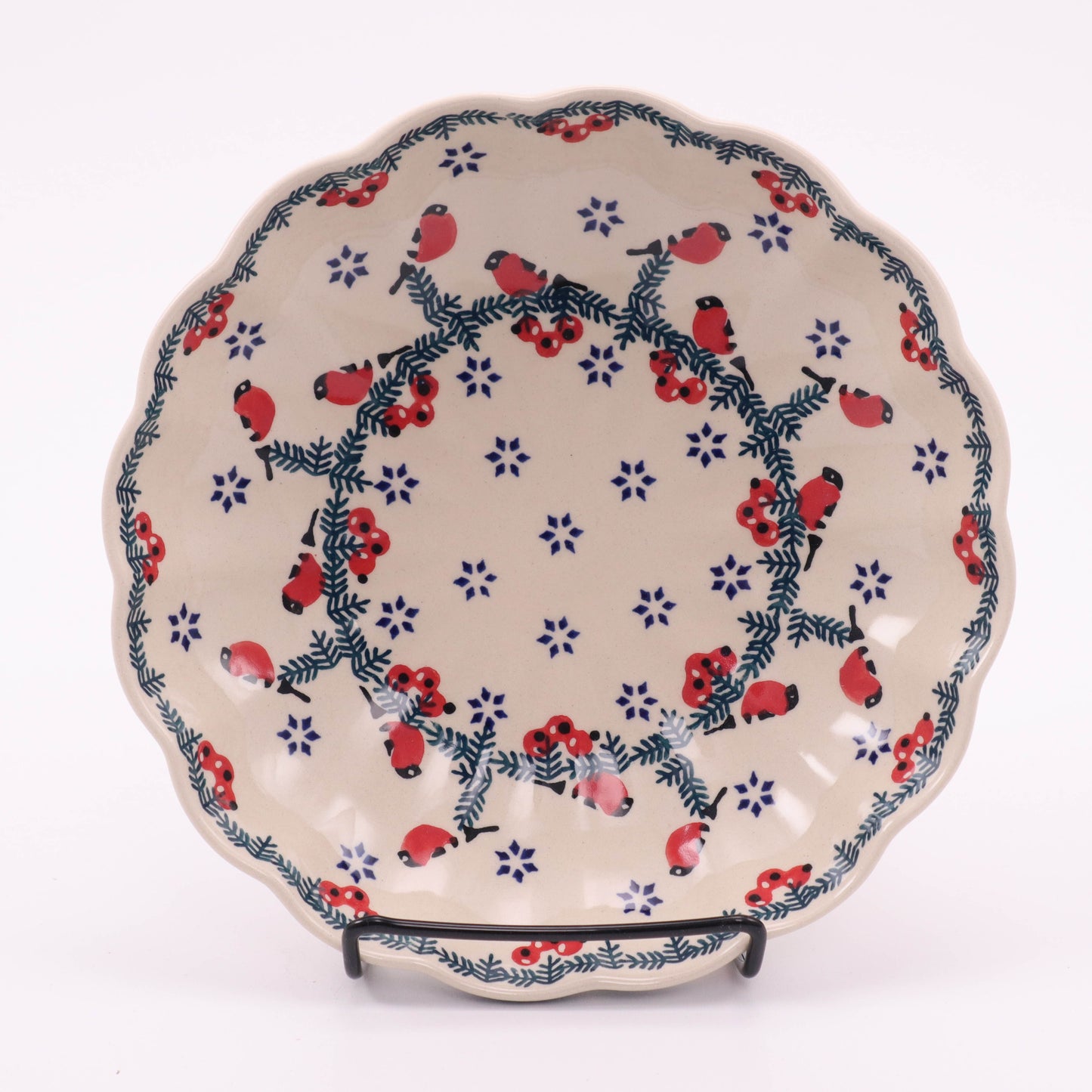 7.5" X 2" Scalloped Round Bowl. Pattern: Gil