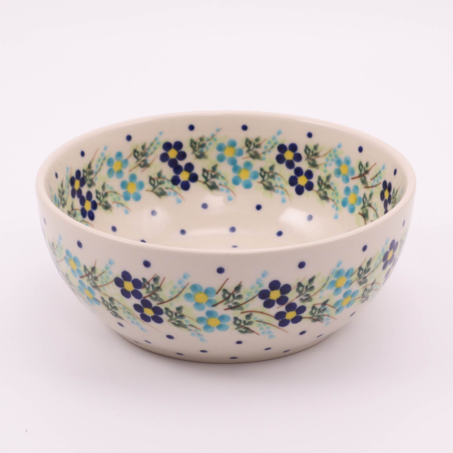 7"x3" Bowl. Pattern: Daisy Wreath