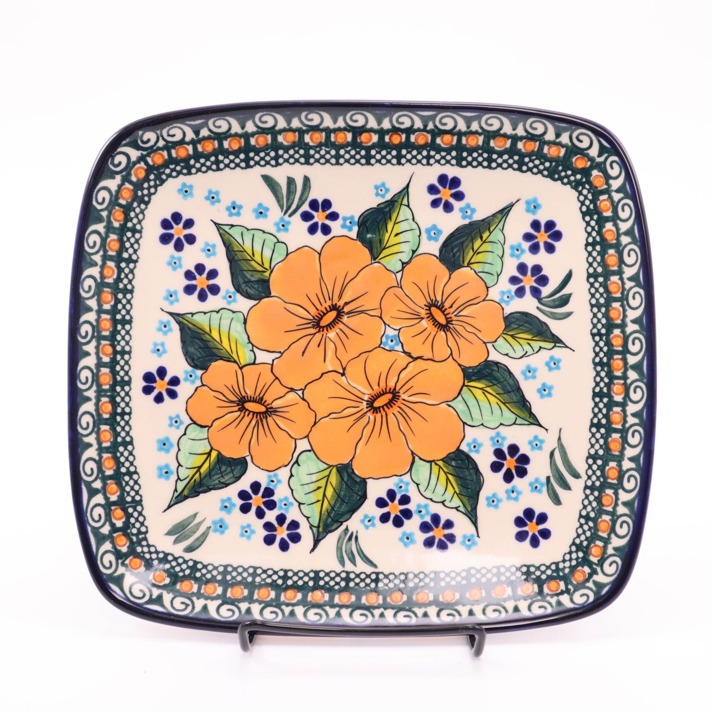 9"x8" Rectangular Plate. Pattern: U34