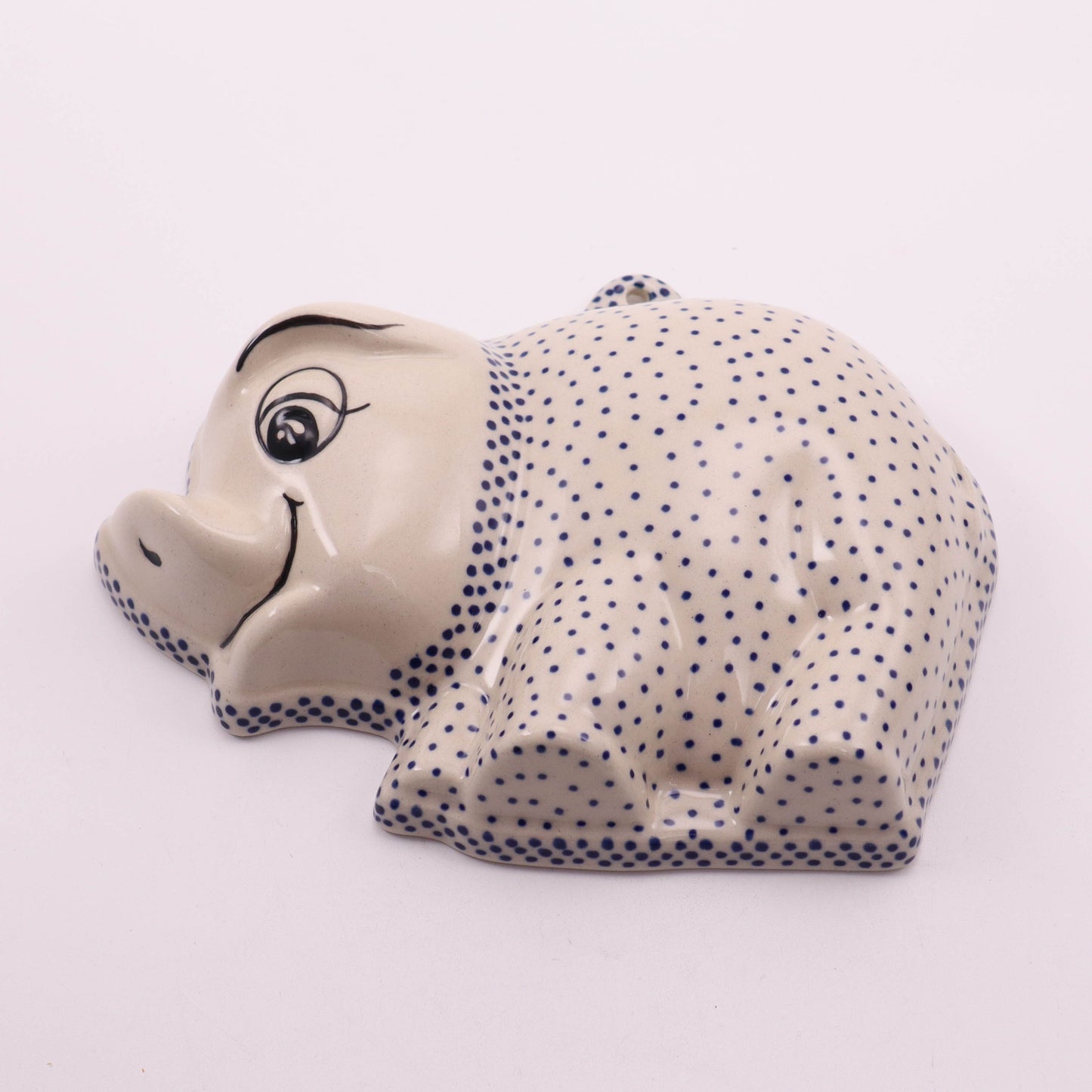 7"x6" Pig Mold Pattern: Elegant Dots