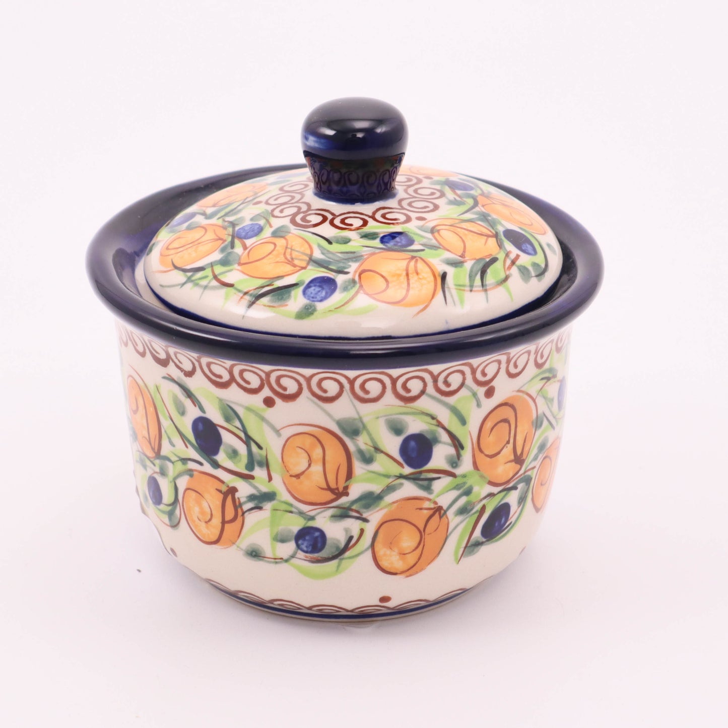 4"x4" Sugar Bowl. Pattern: B17Y