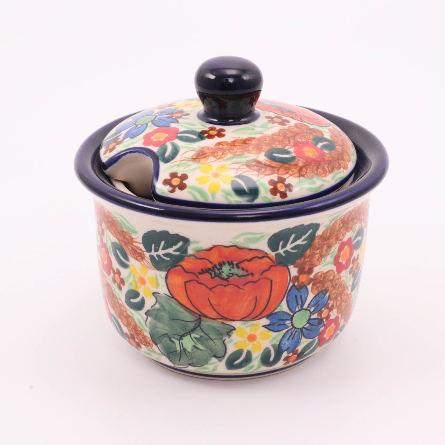 4"x4" Sugar Bowl. Pattern: A24