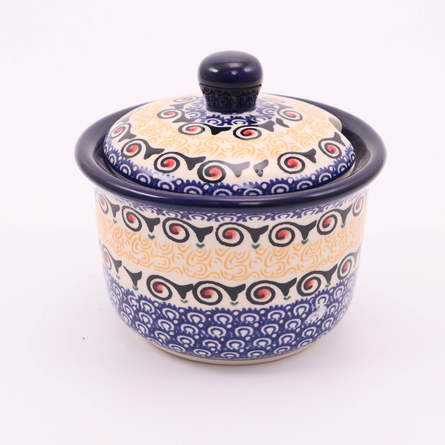 4"x4" Sugar Bowl. Pattern: 094
