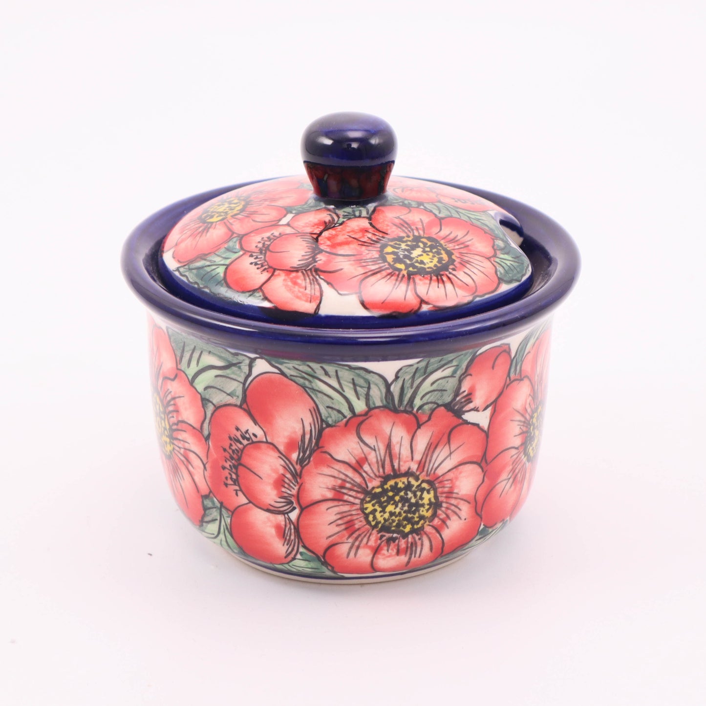 4"x4" Sugar Bowl. Pattern: A6R