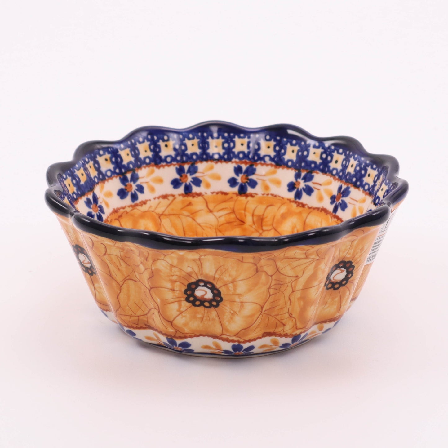 6"x2" Fluted Ramikan. Pattern: A5Y