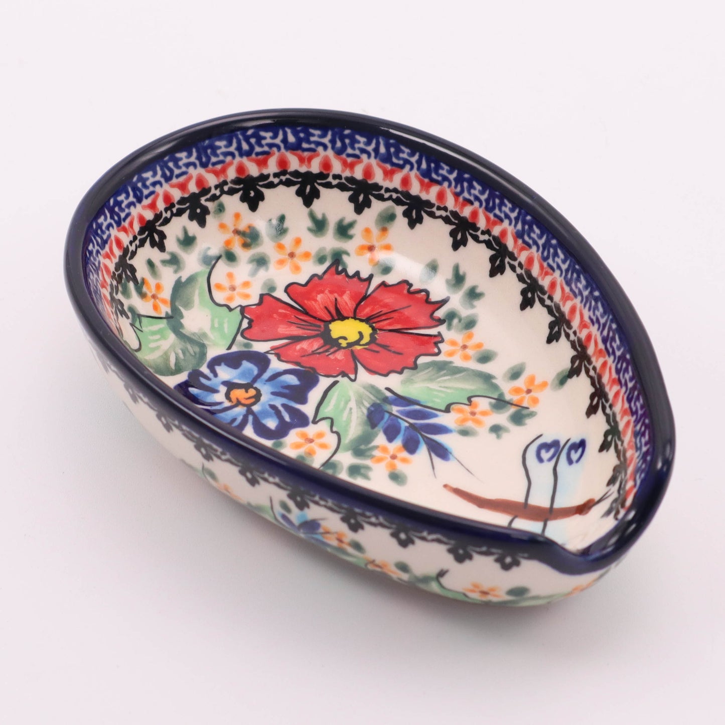 5" X 3" Spoon Rest. Pattern: A30