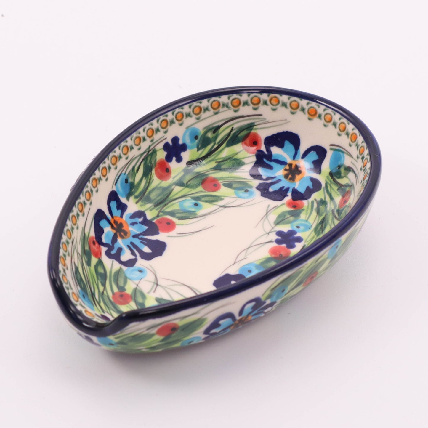 5" X 3" Spoon Rest. Pattern: U35