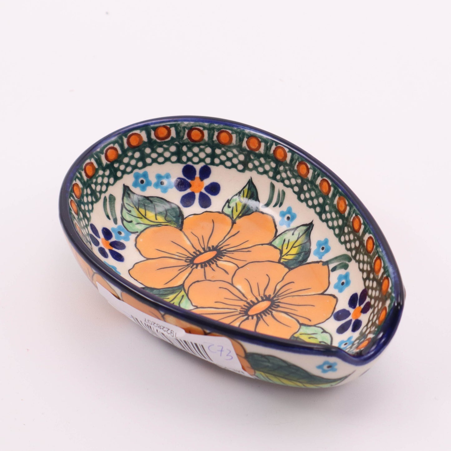 5" X 3" Spoon Rest. Pattern: U34Y