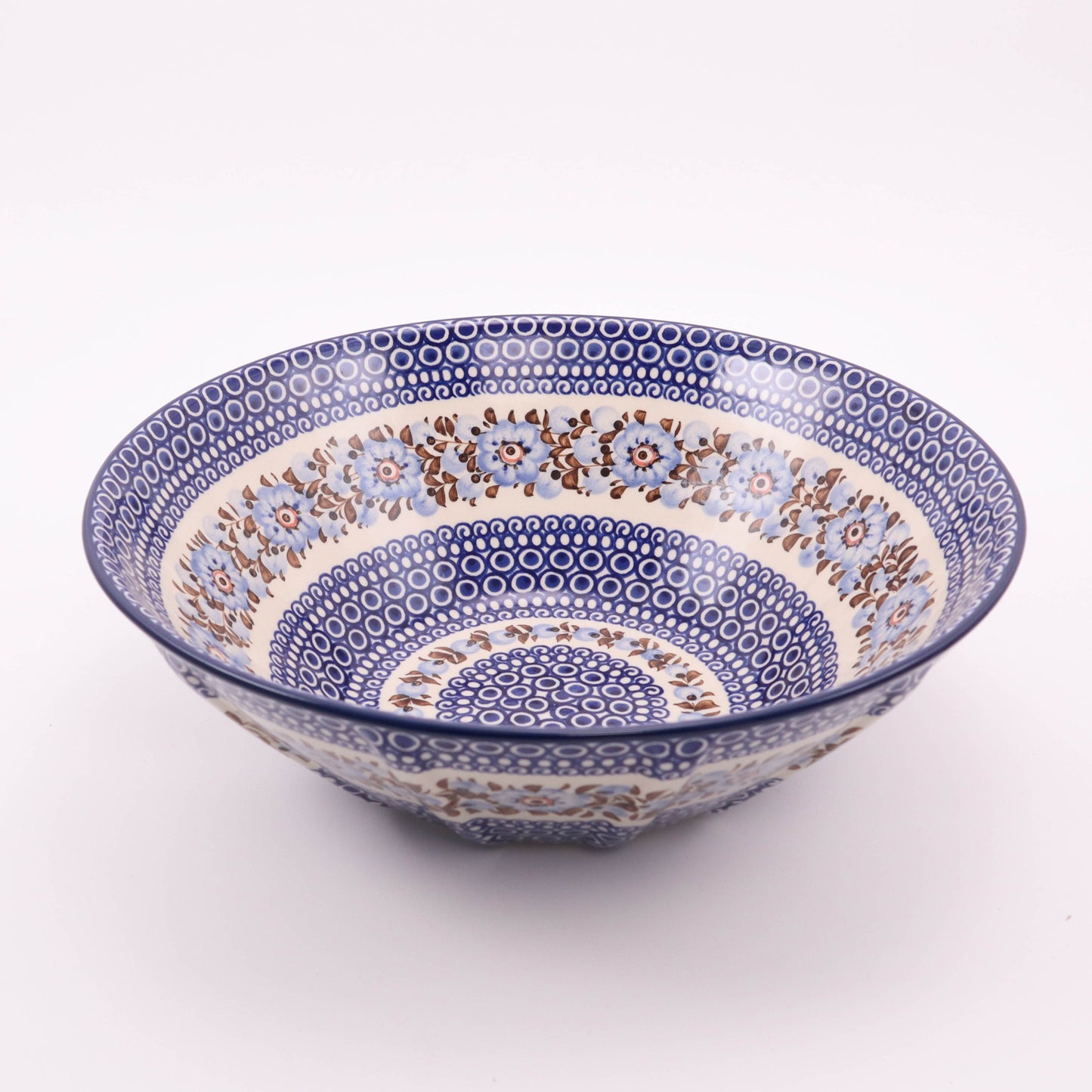 13" Ridge Bowl. Pattern: Coco