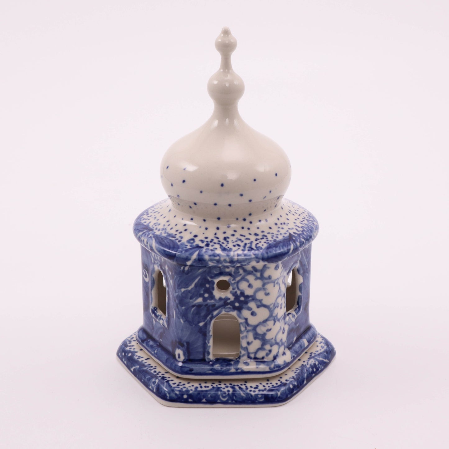 4"x7" Church Luminary. Pattern: Sapphire Splendor