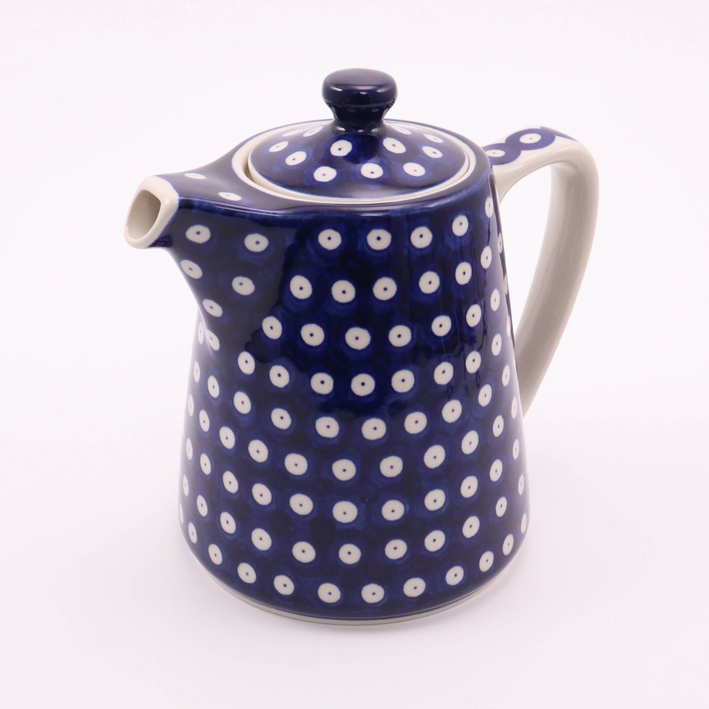 34oz Modern Teapot. Pattern: Owl Eye