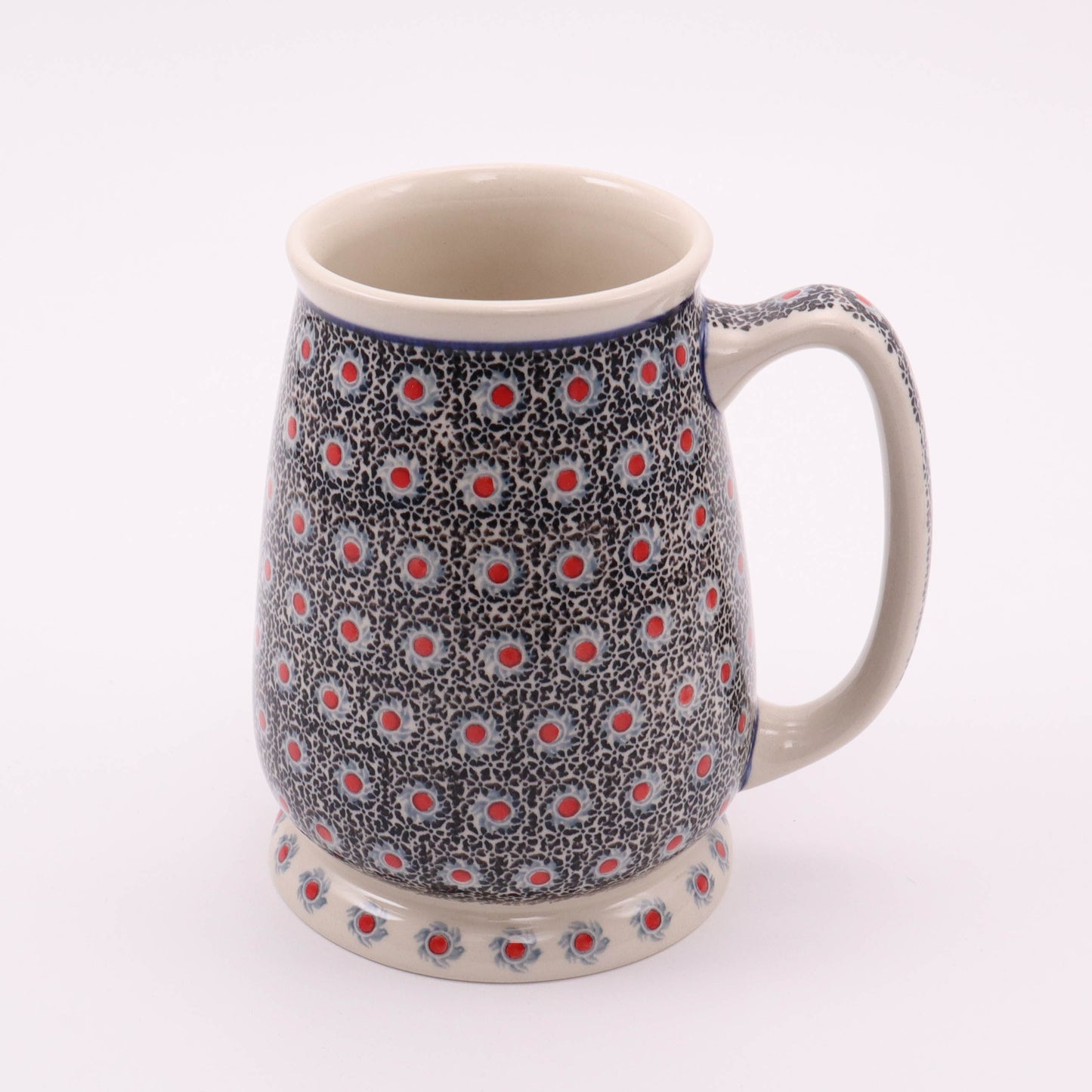 24oz Beer Stein. Pattern: Moonlight Posies