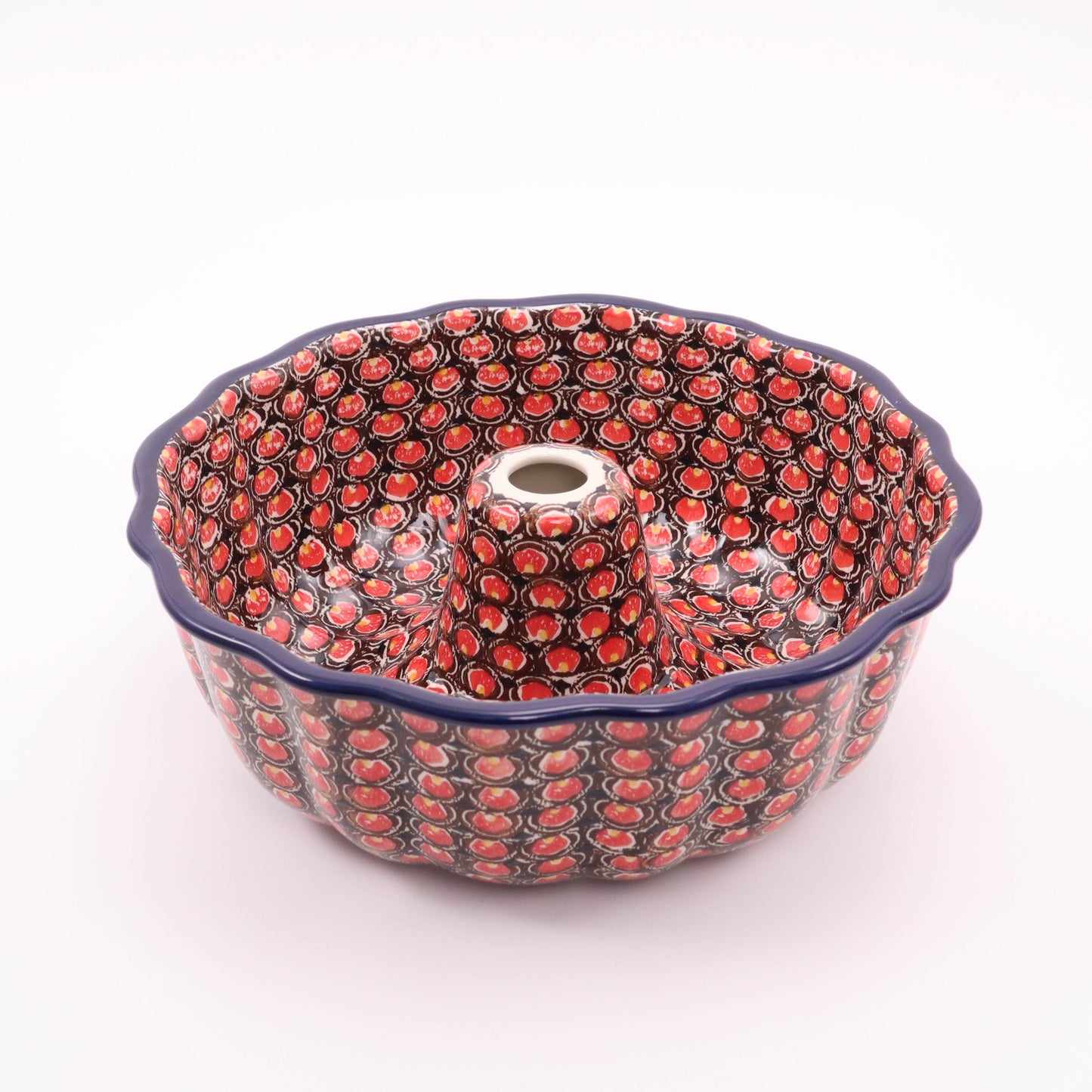 11"x4" Bundt Cake Pan. Pattern: Merlot