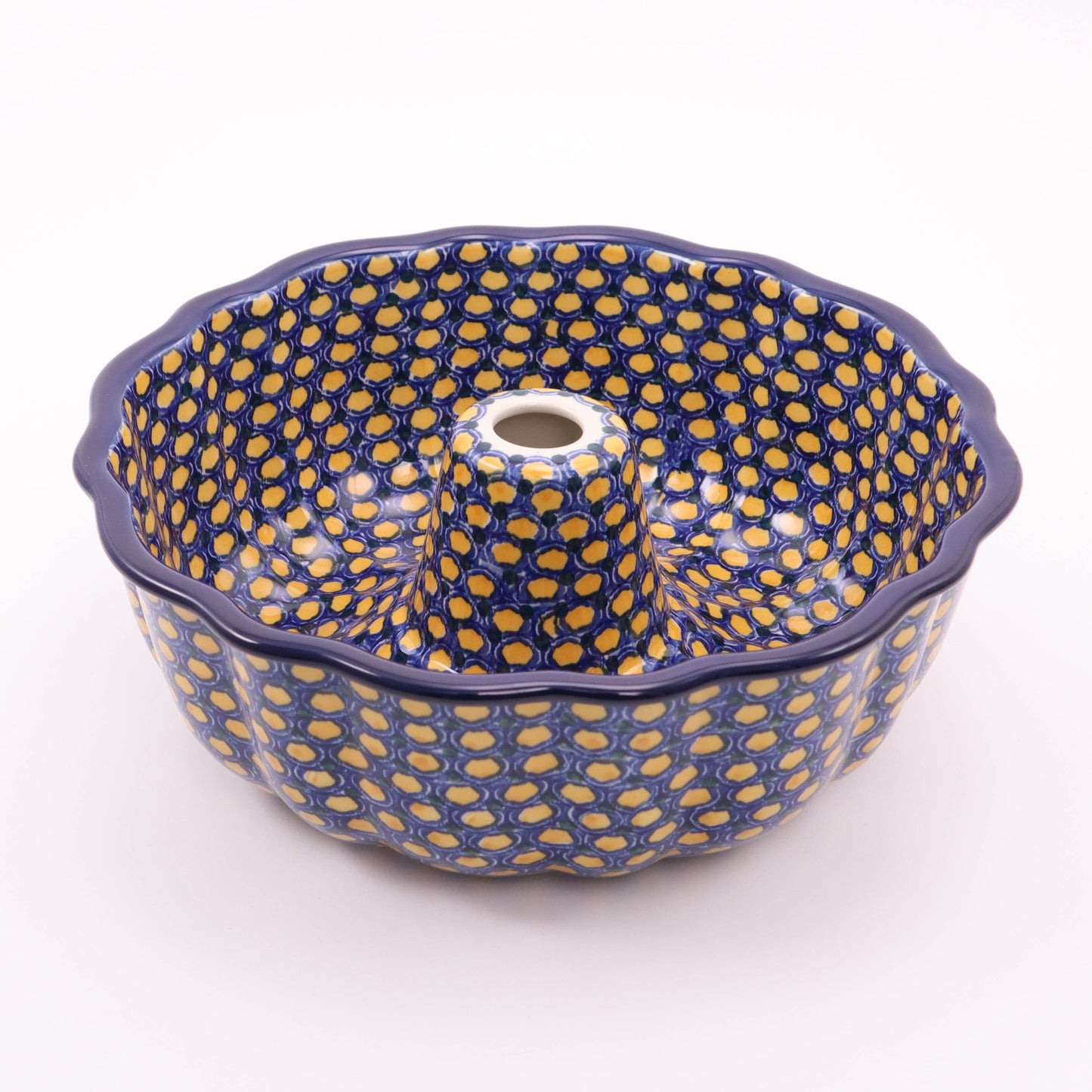 11"x4" Bundt Cake Pan. Pattern: Lemon Drops