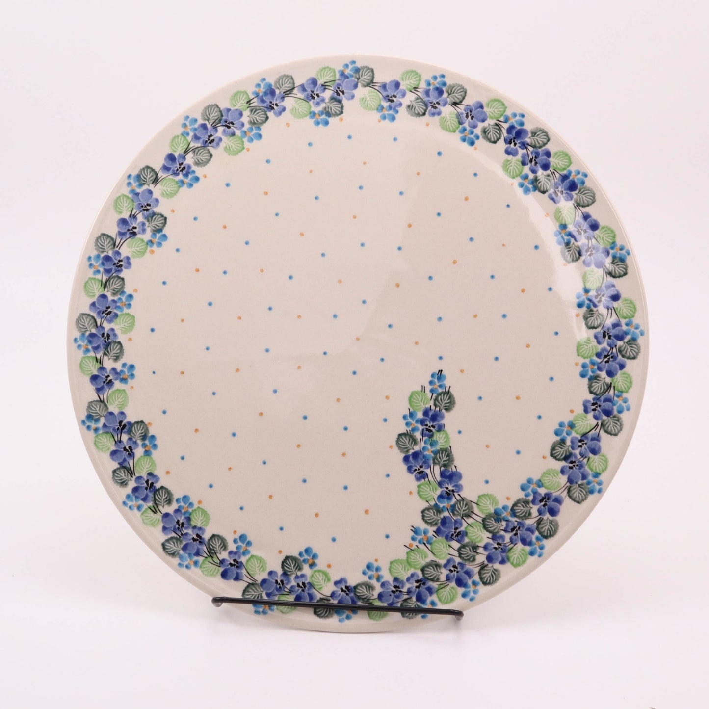 13" Pizza Plate. Pattern: Classic Blooms