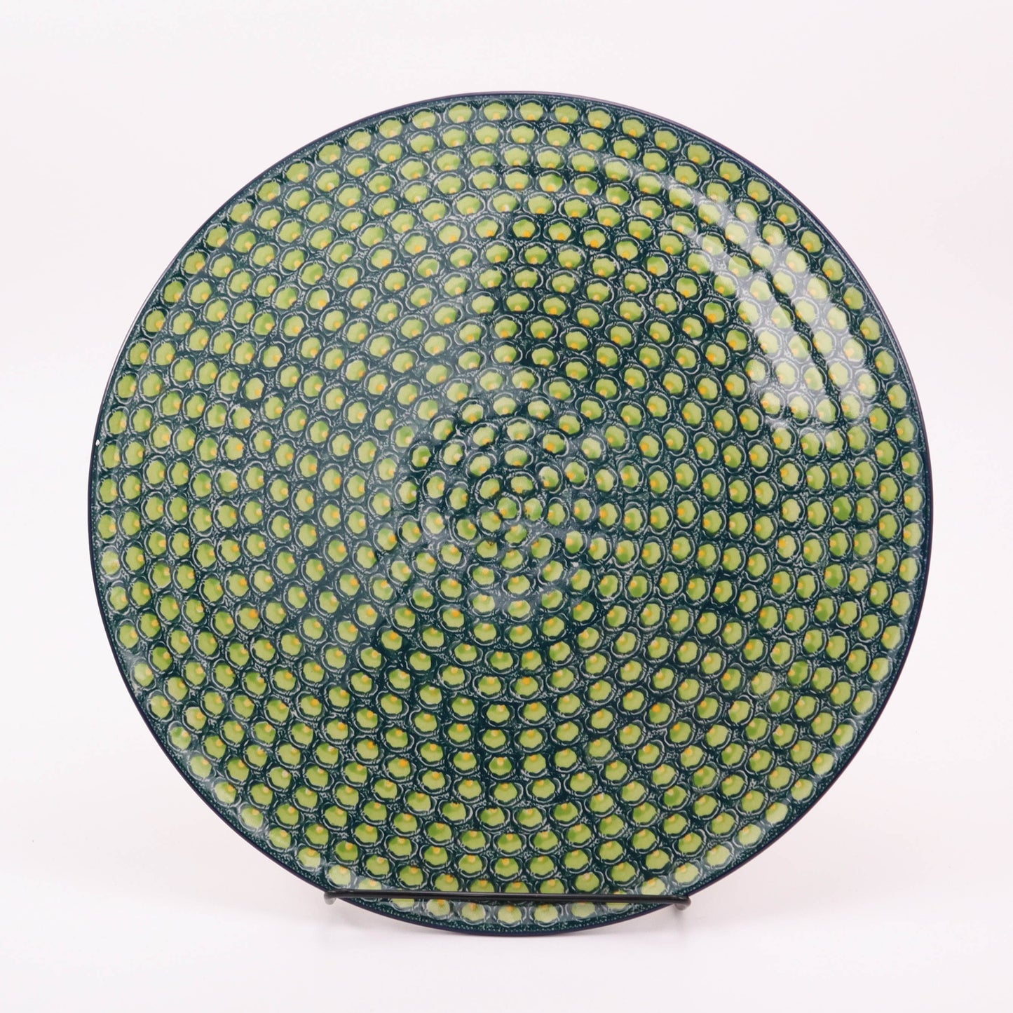13" Pizza Plate. Pattern: Limelight