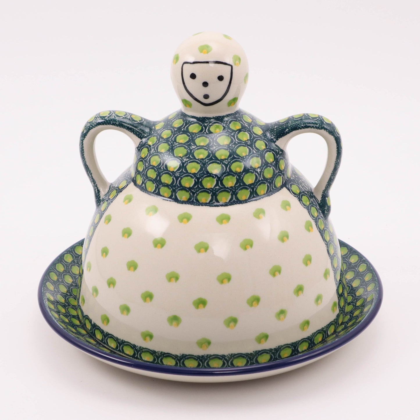9.5" Cheese Lady. Pattern: Limelight