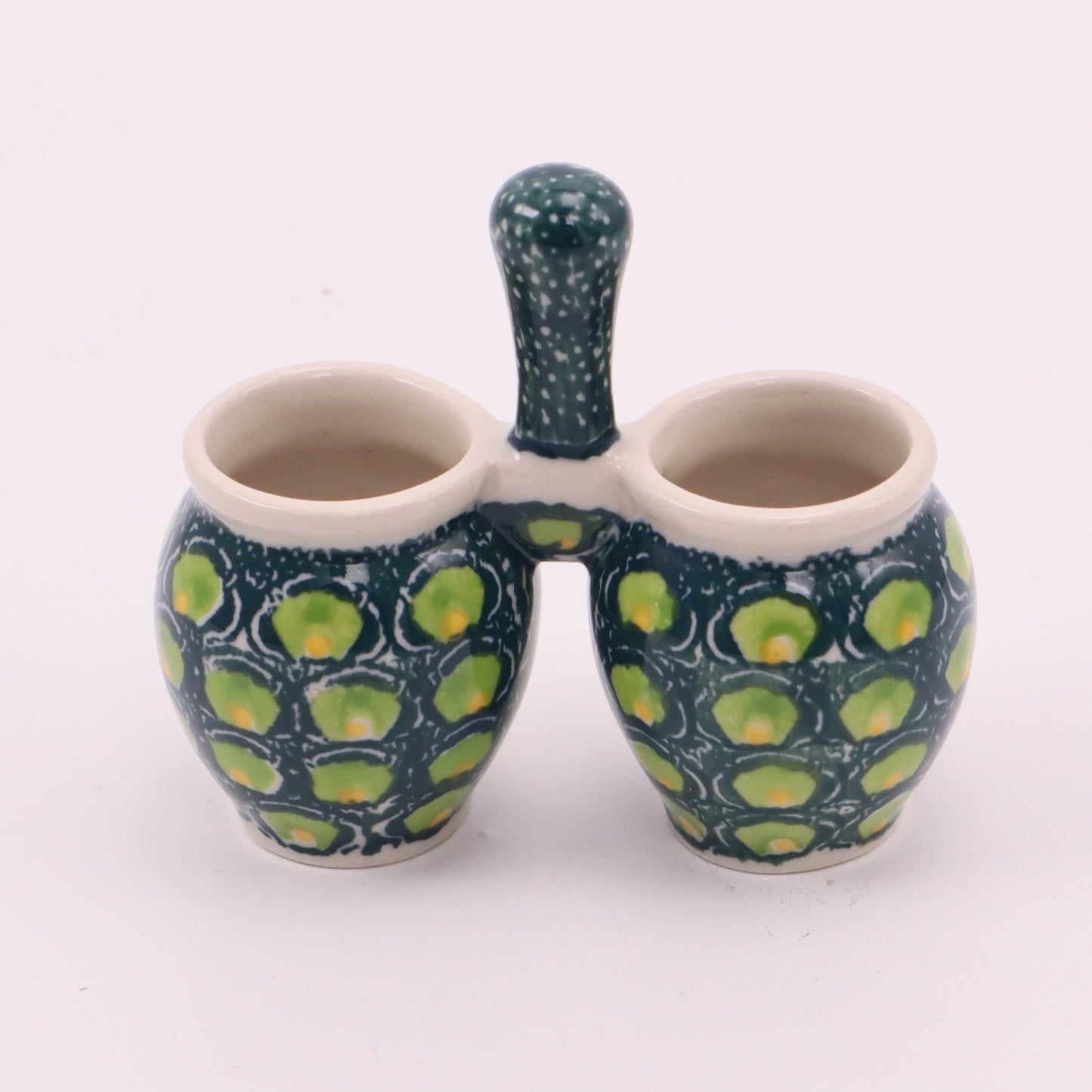 3"x3.5" Toothpick Holder. Pattern: Limelight