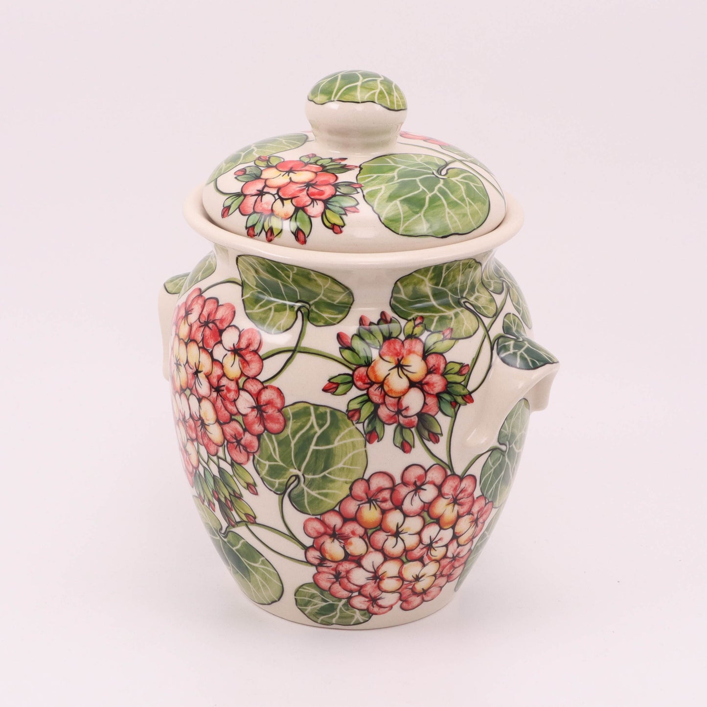 1.5L Large Container with Lid. Pattern: A49
