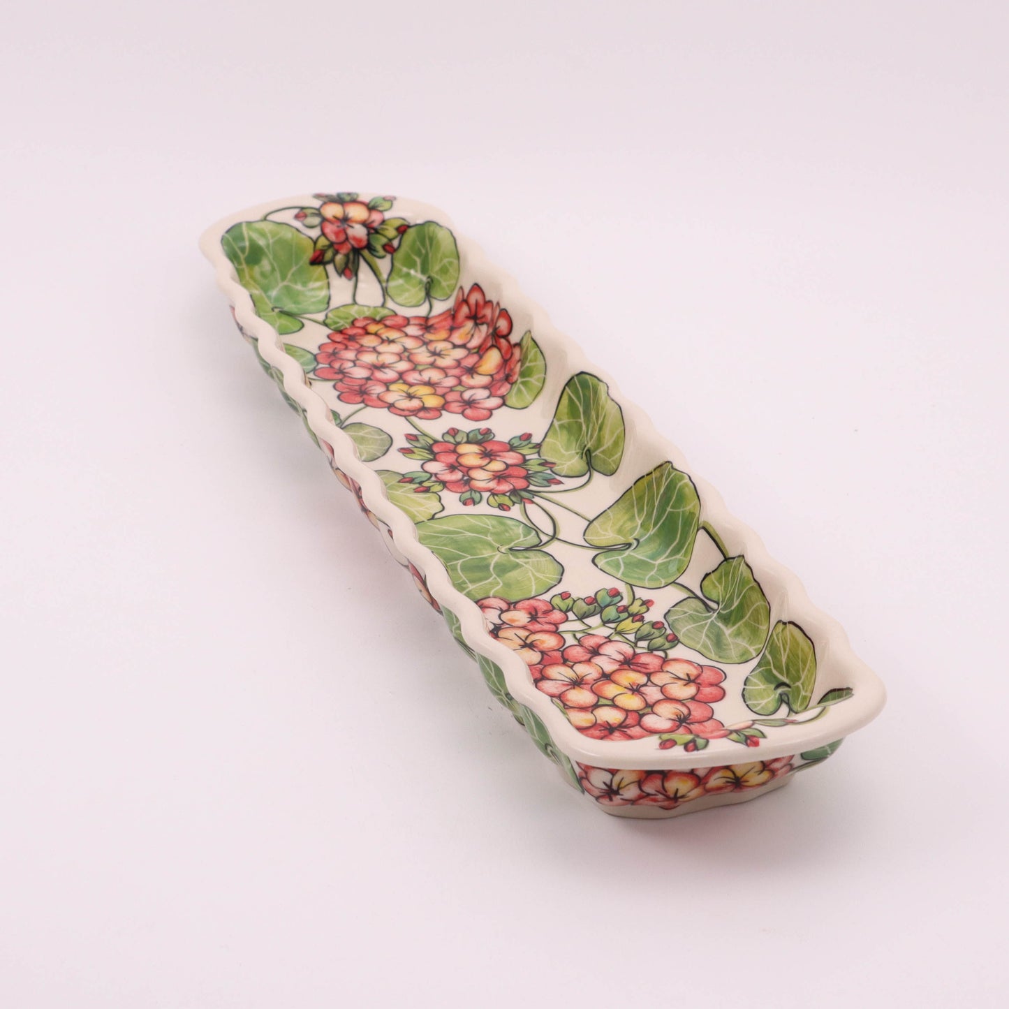 16"x4" Rectangular Serving Tray. Pattern: A49