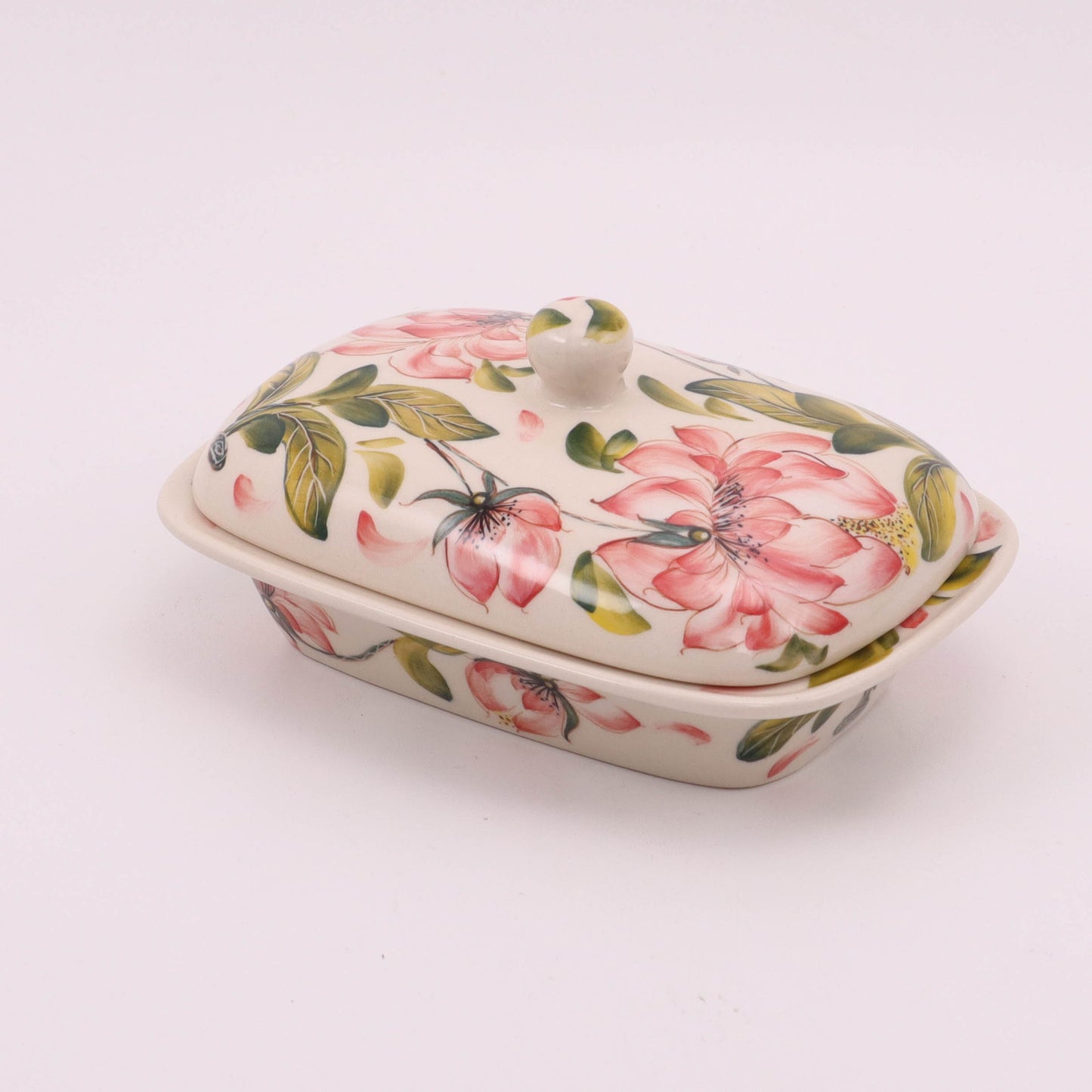 7.5"x5" Butter Dish. Pattern: A47