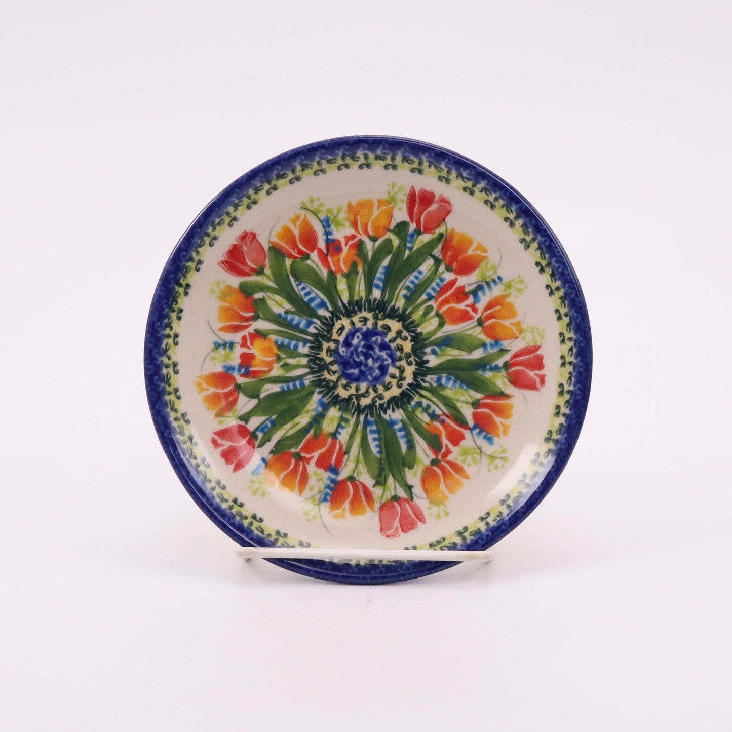 6.5" Bread Plate. Pattern: Just Tulips