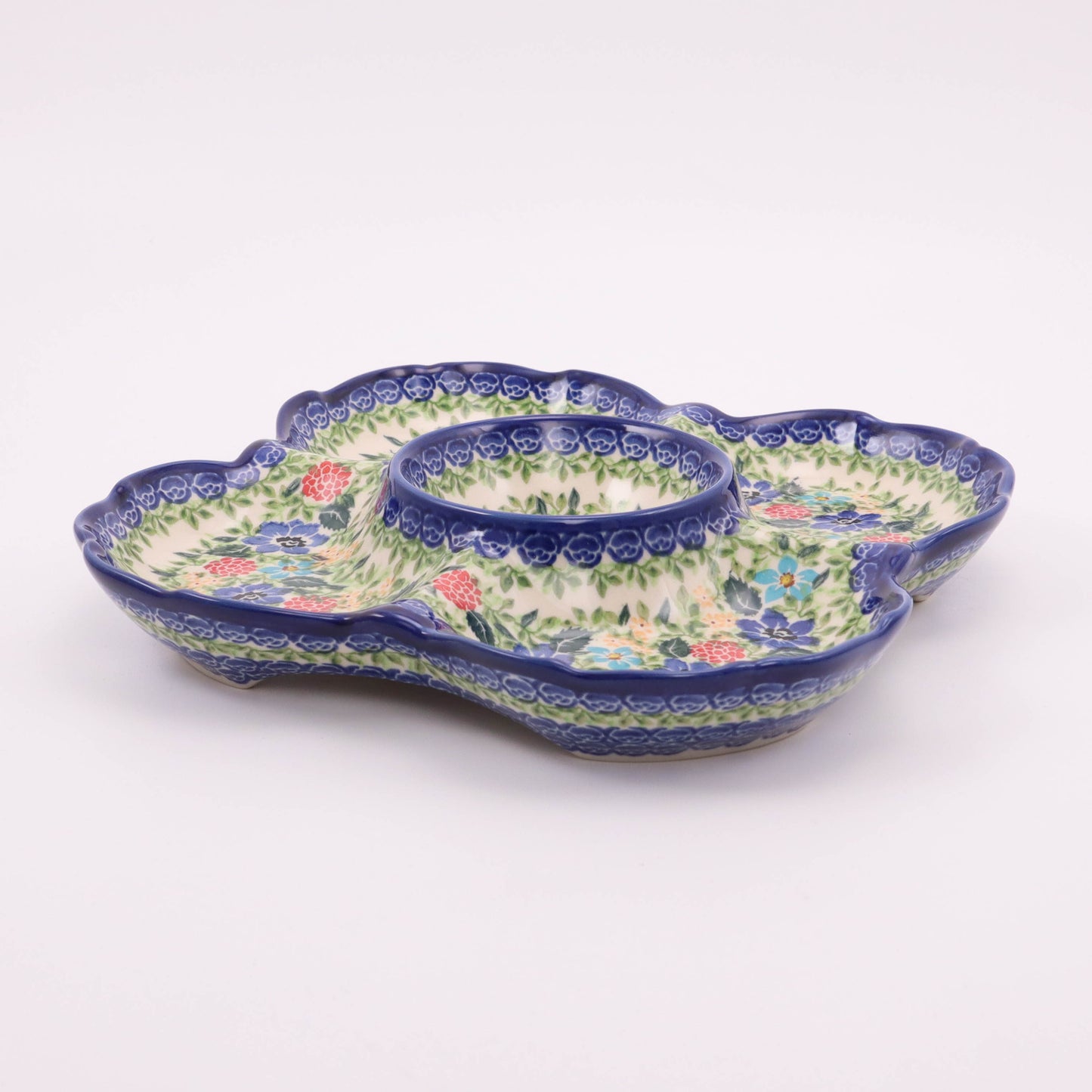 11"x11" Party Platter. Pattern: Showtime