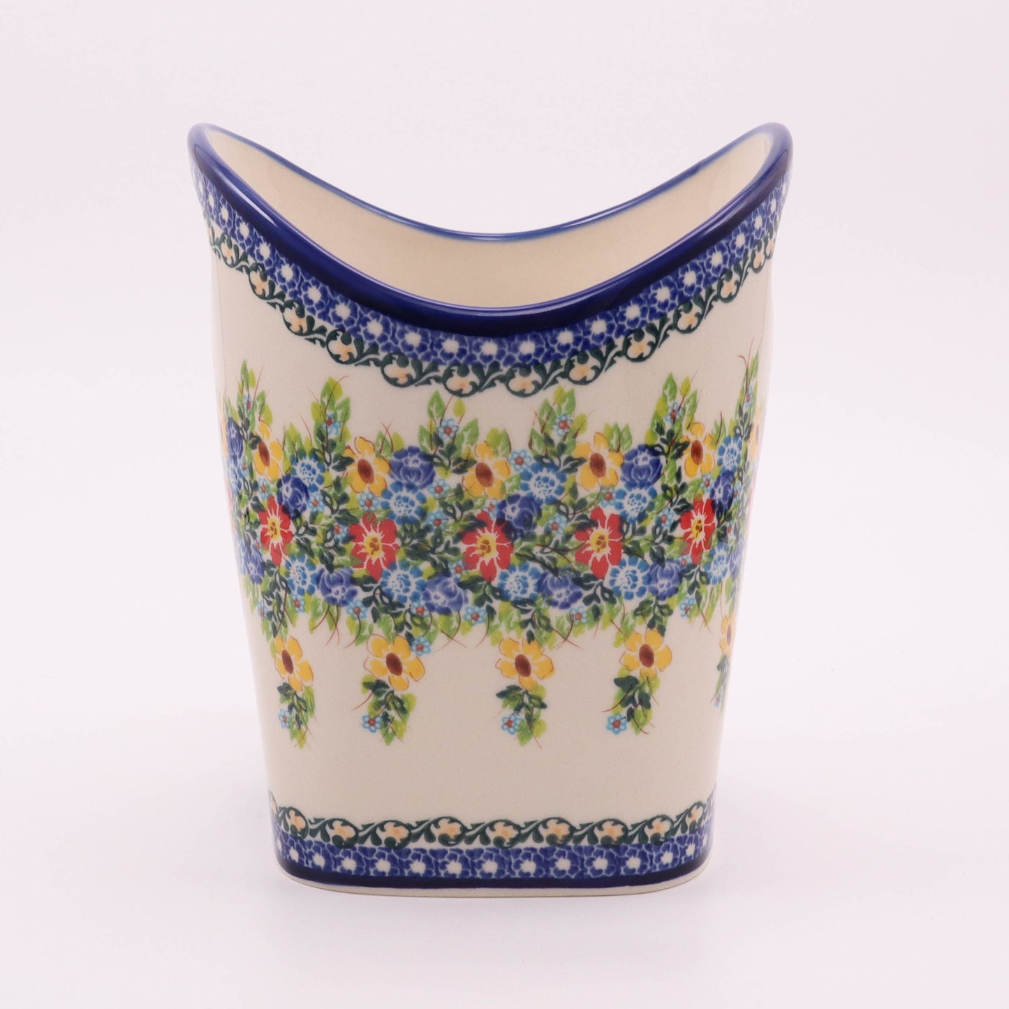 6.5"x7"x9" Pail. Pattern: Delightful
