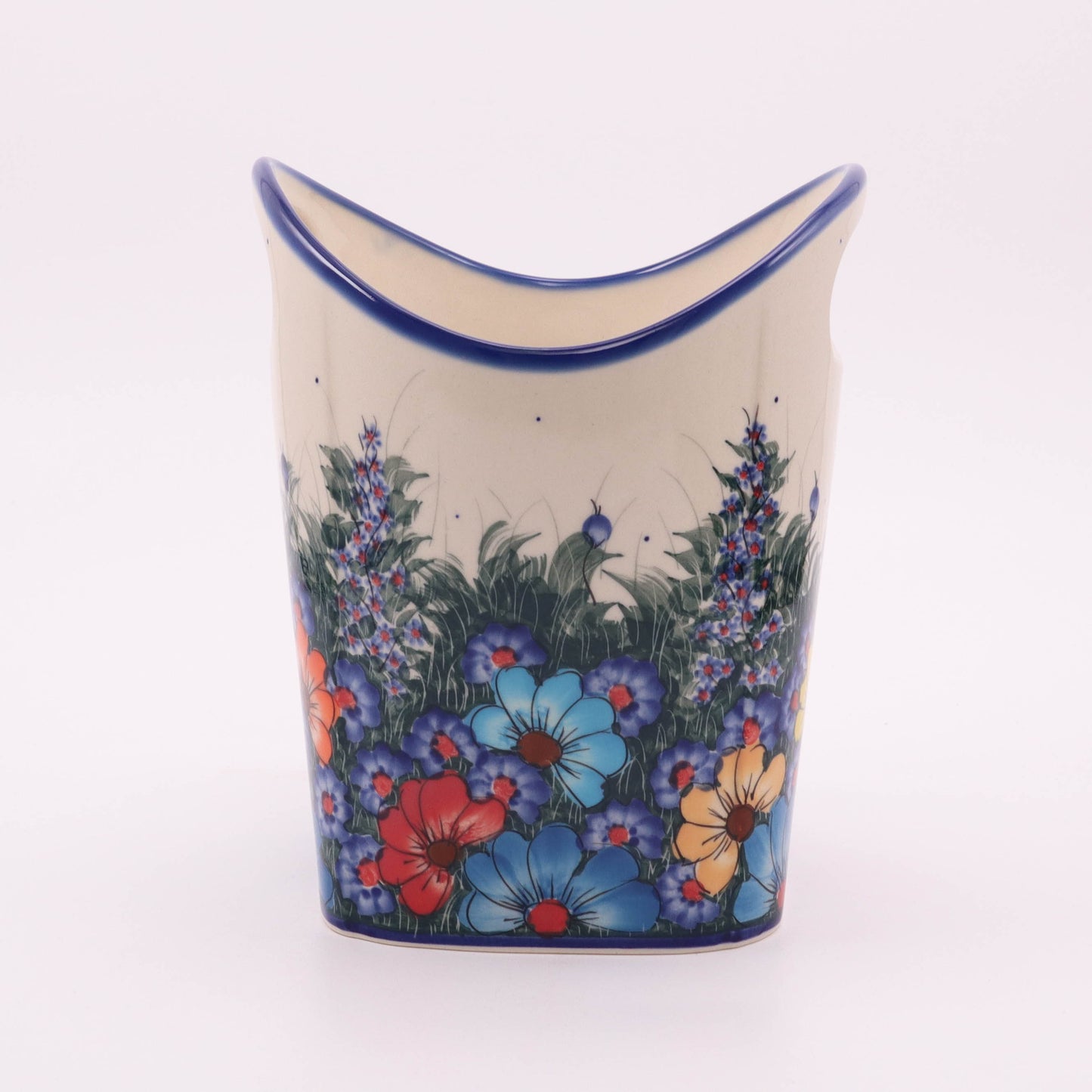 6.5"x7"x9" Pail. Pattern: Brite Bouquet